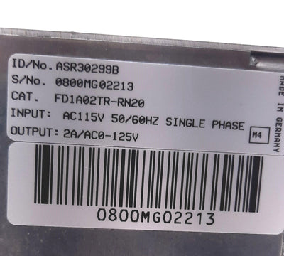 Used Baldor FD1A02TR-RN20 Flex Drive Servo Drive Control 115VAC, 2/2.5A, RS232