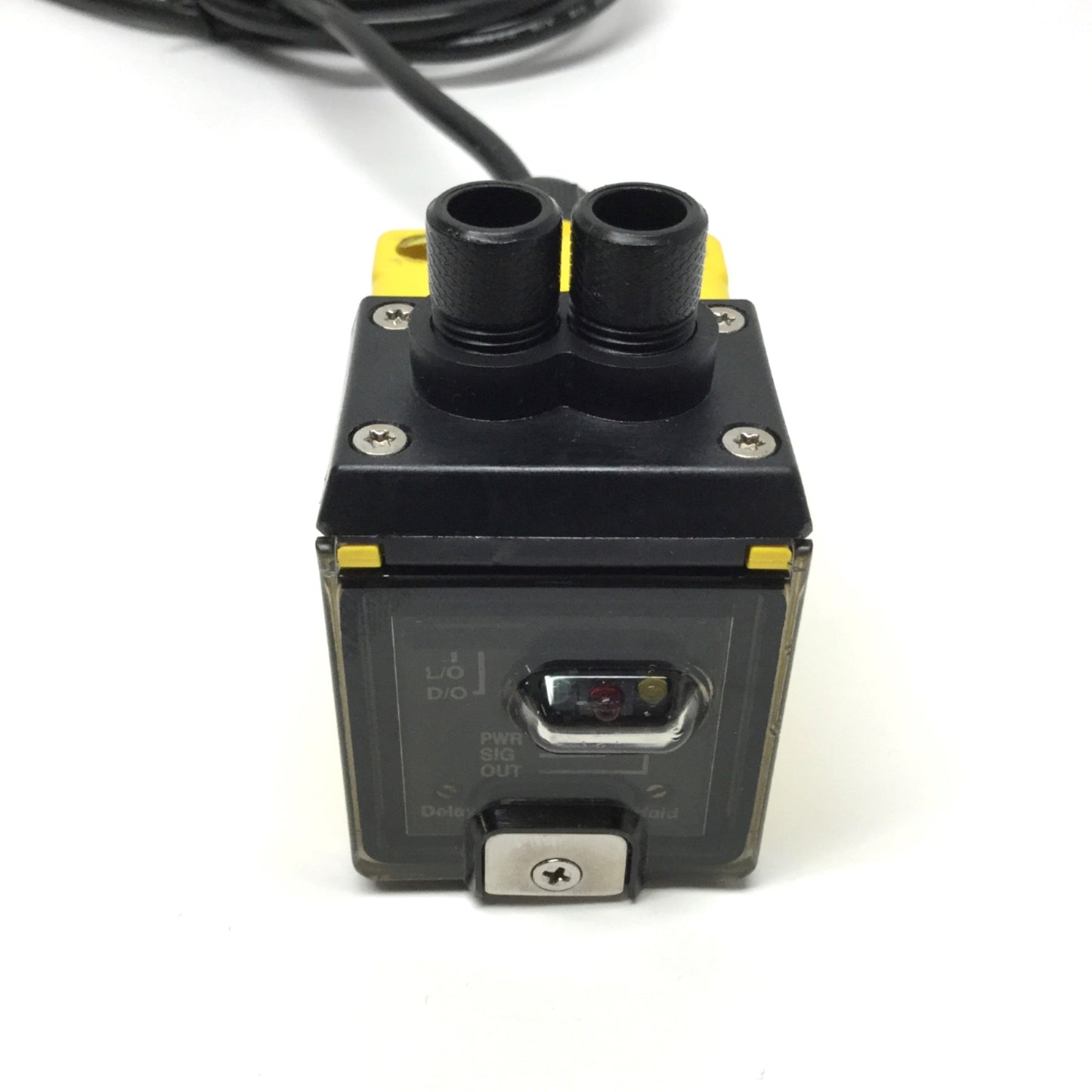 Used Banner Q45VR3F Infrared Glass Fiber Optic Amplifier 12-250VDC/24-250VAC SPDT