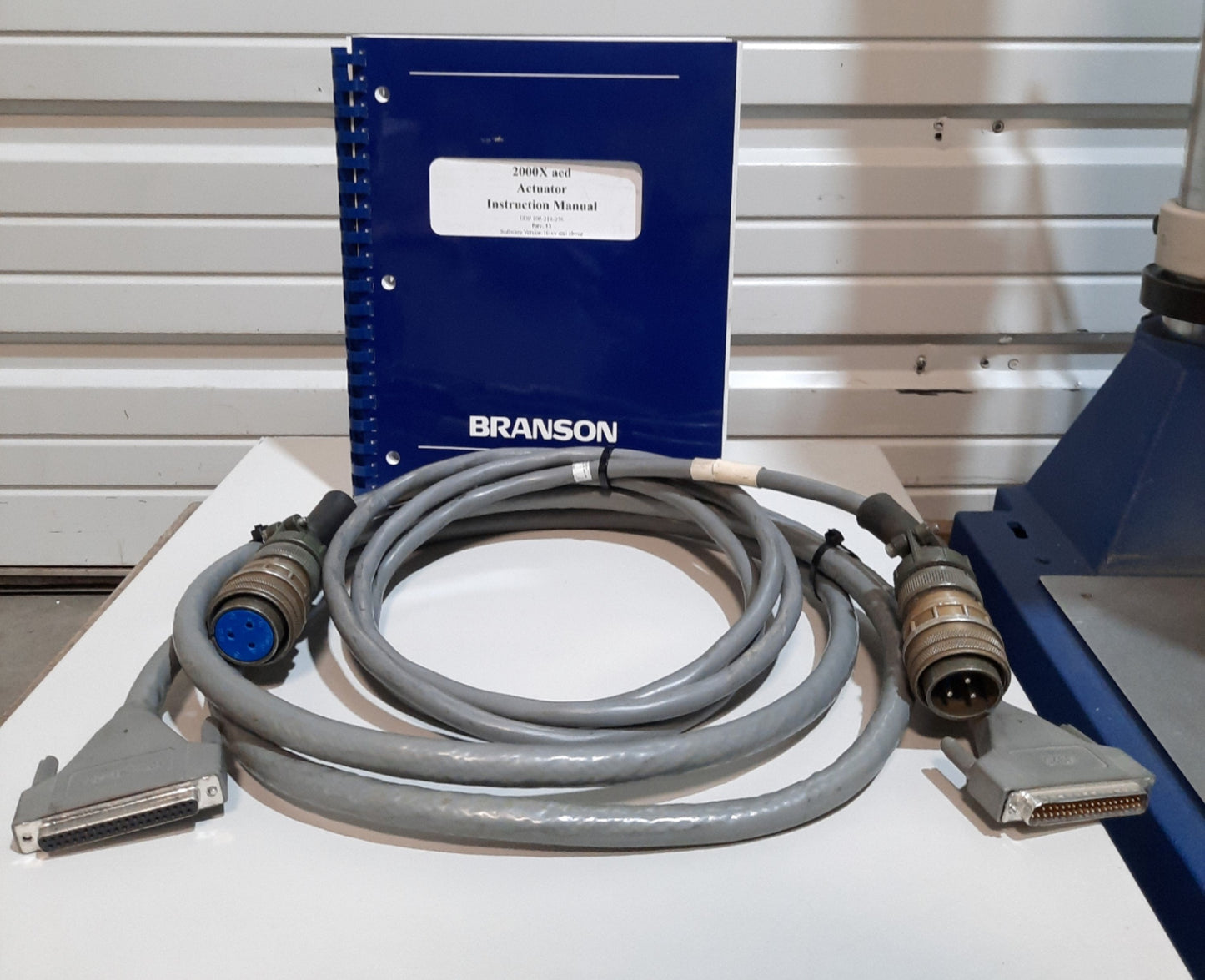 Used Branson 2000d aed 2.0 Ultrasonic Welder, 40kHz @ 800W, 4" Stroke, 120VAC 12A