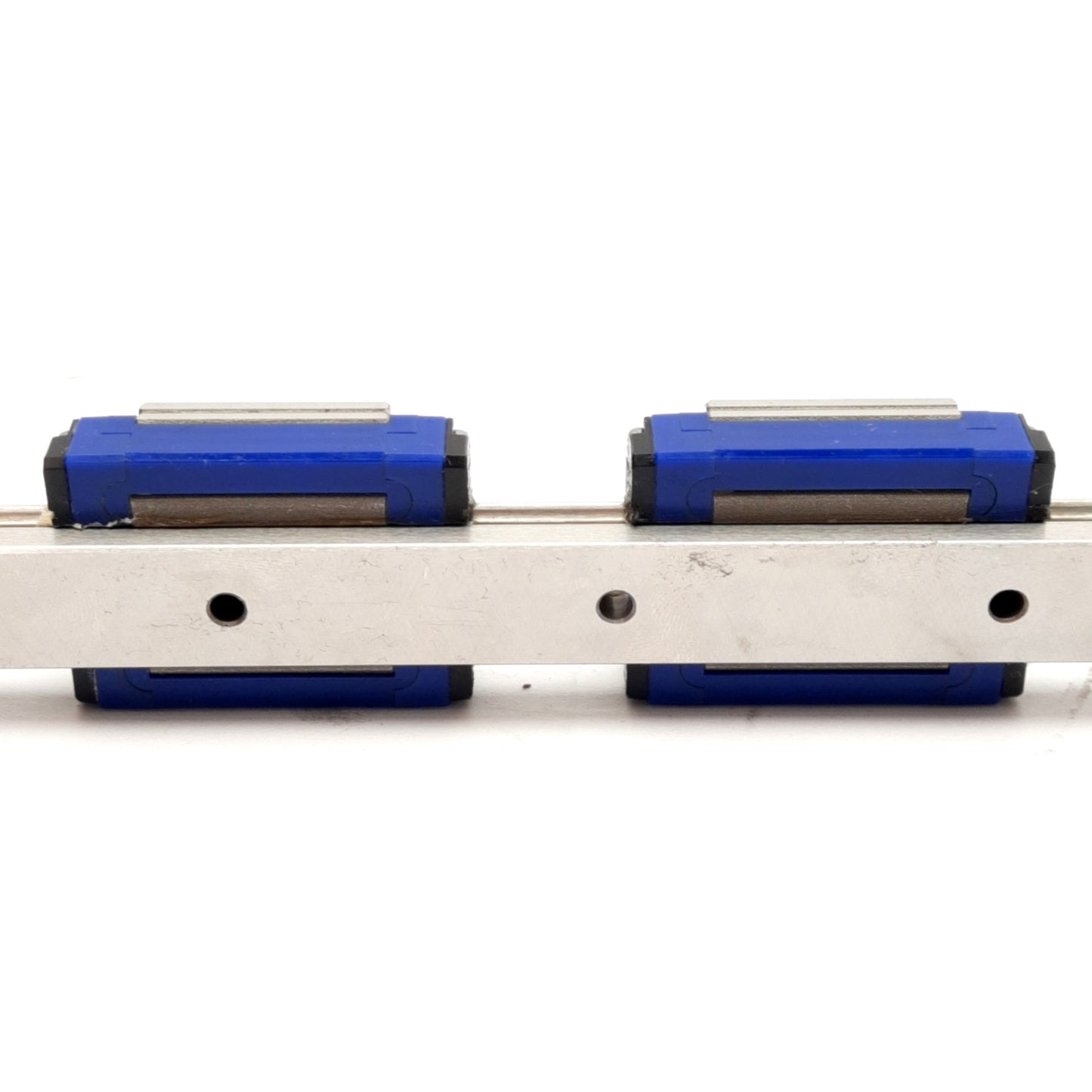 Used NSK PU150535ALK2 Dual Carriage Linear Slide, 535mm Rail, 43x32x16mm Carriages