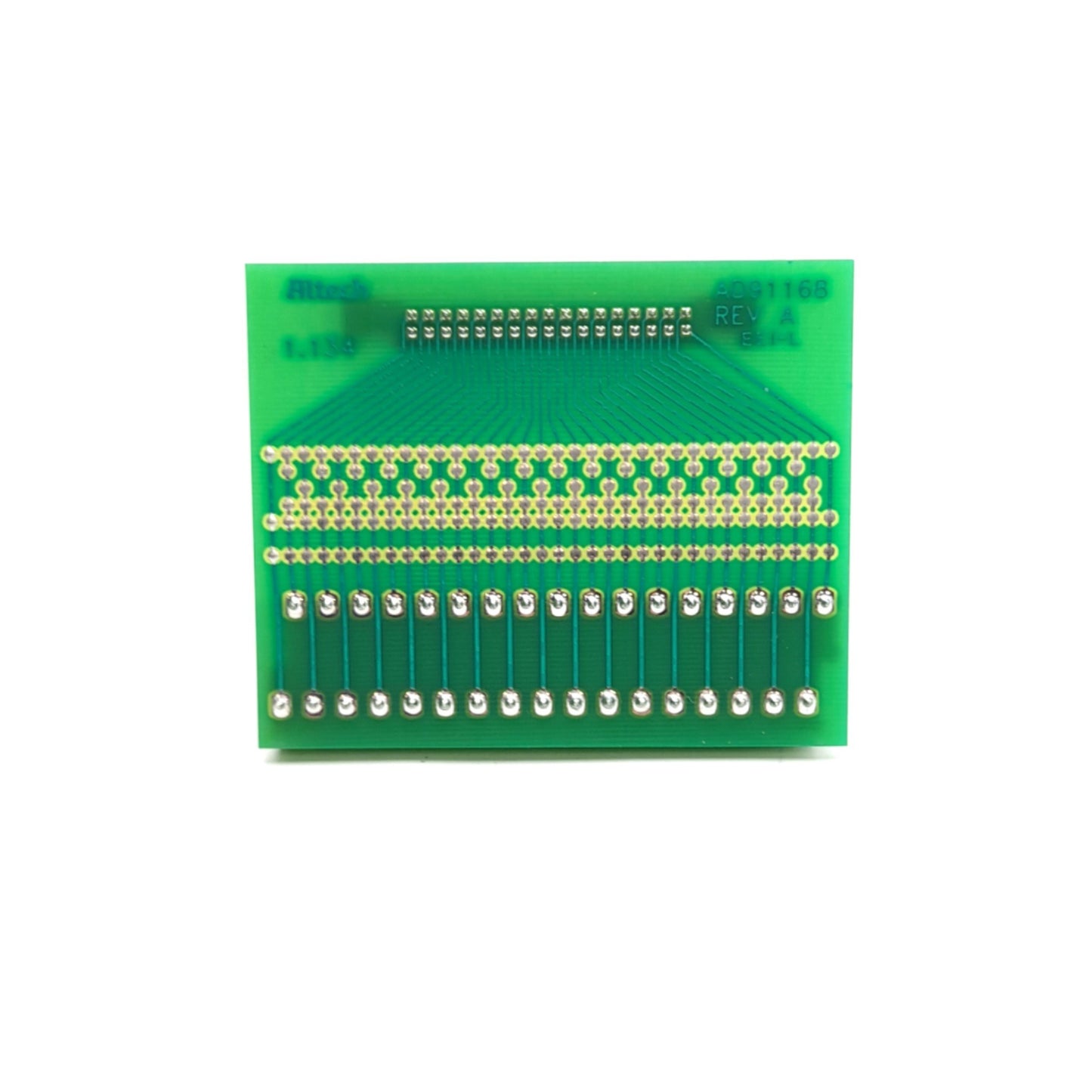 Used Altech AD91168 Breakout Module Board Base Backplane, 34 PIN IDC