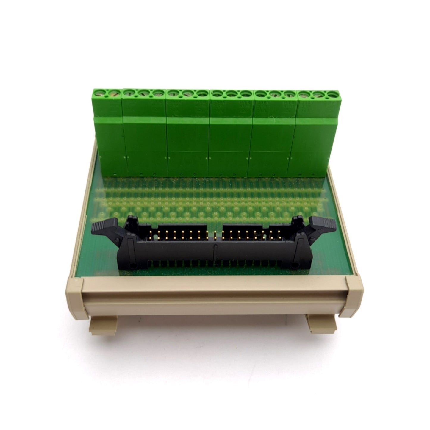 Used Altech AD91168 Breakout Module Board Base Backplane, 34 PIN IDC