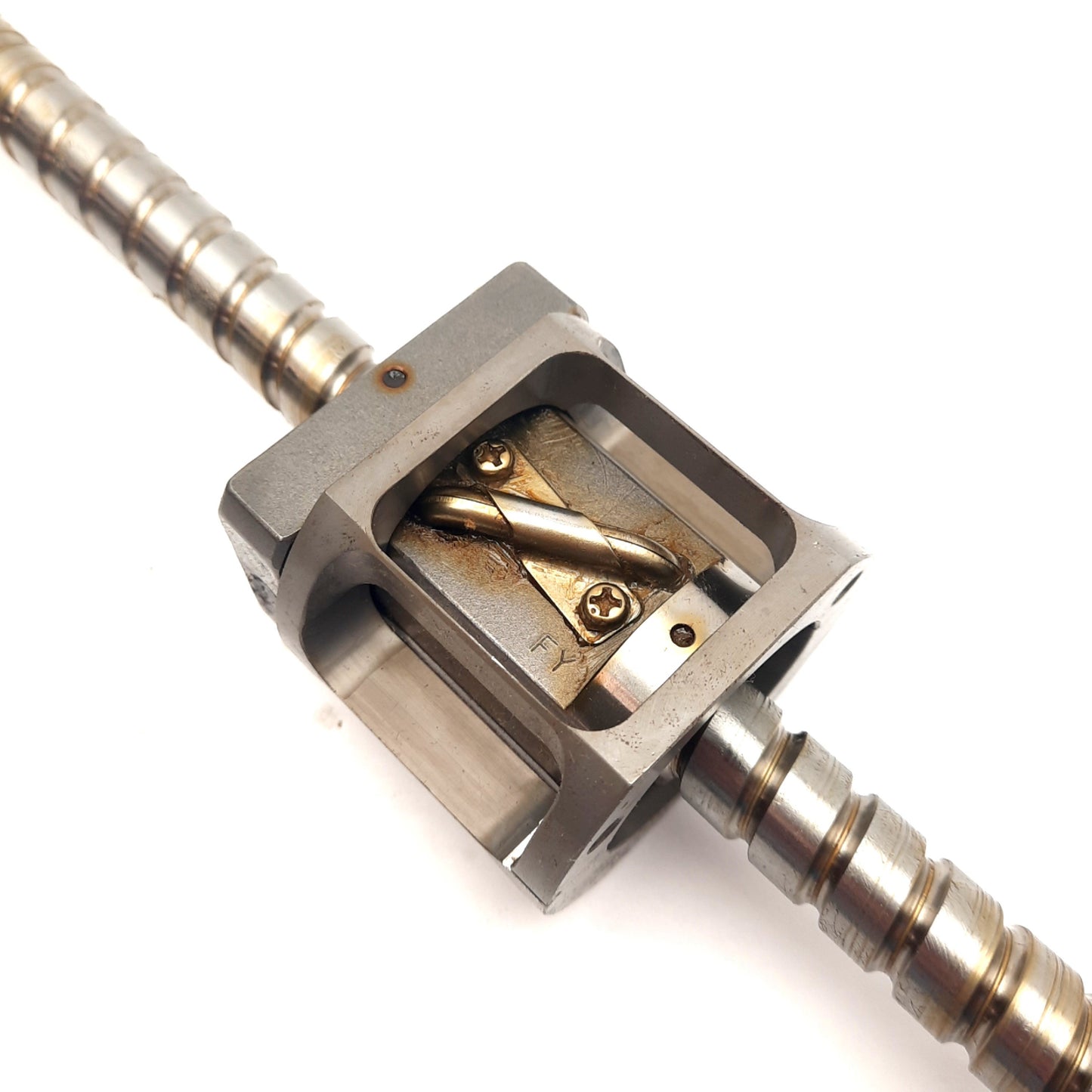 Used NSK W1503FA-3P-C5Z Linear Ball Screw 300mm Stroke 10mm Lead ø15mm Screw 3000rpm
