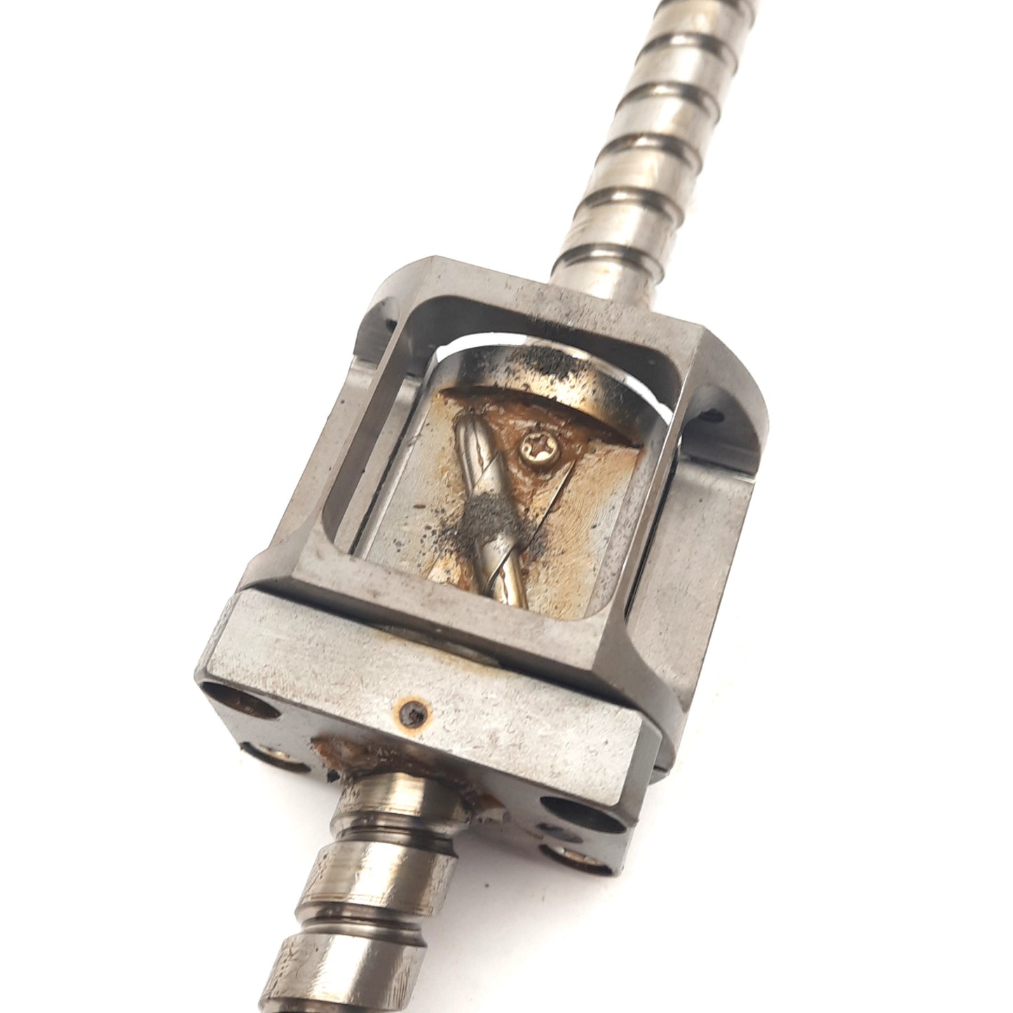 Used NSK W1504FA-3P-C5Z Linear Ball Screw, 400mm Stroke 10mm Lead ø15mm Screw 3000rpm