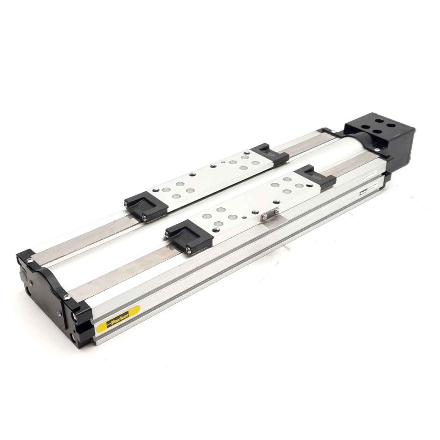 Used Parker 404150XRMSD2H1L1C1M2 Linear Actuator, 150mm Travel, 5mm Lead, 375lb Load