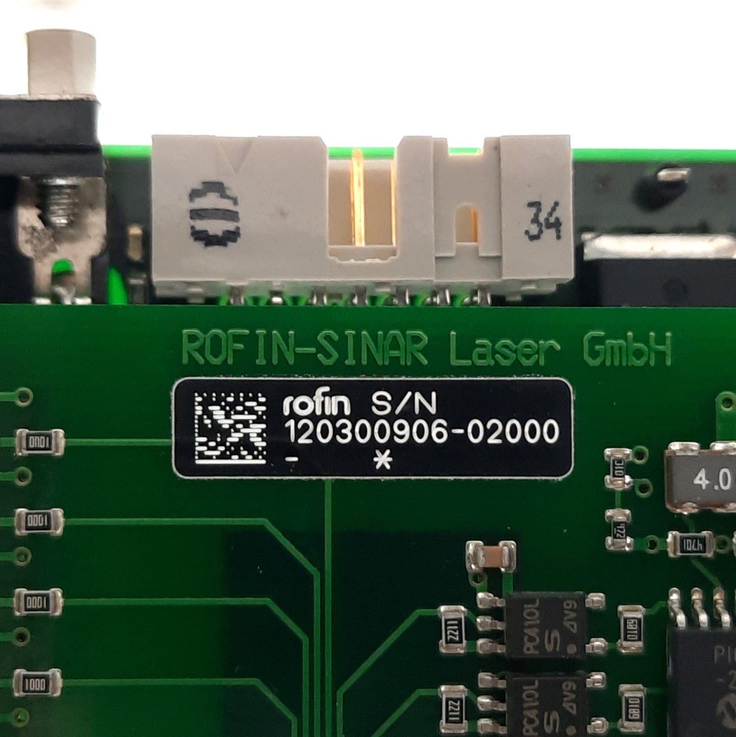 Used Rofin 120301181 Rev 4 ALI3 Powerline E LASER Scanhead/Galvo PC Control Card, PCI
