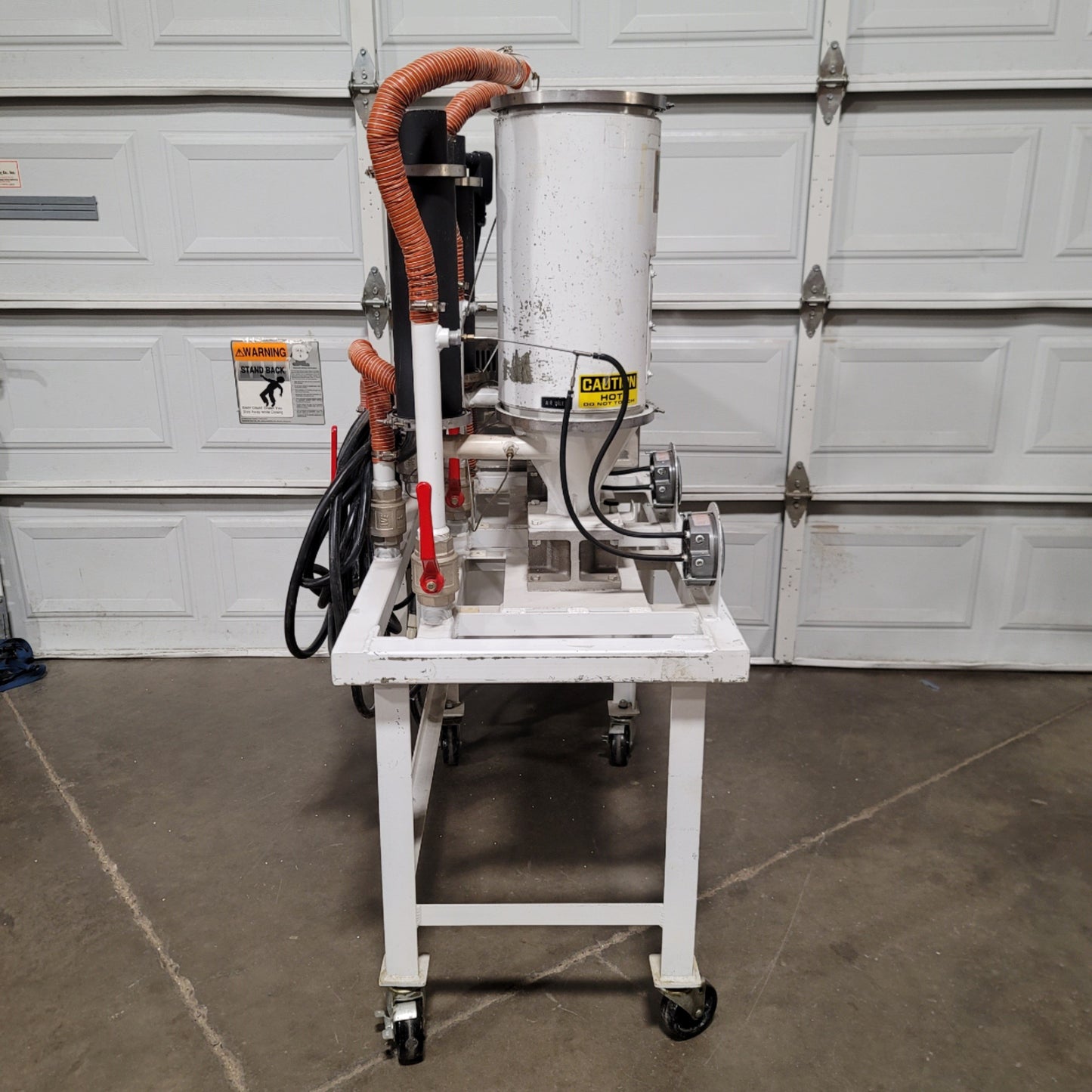 Used Una Dyn UDC-30 Dual 25lb Hopper Drying System 30lb/Hr, 208VAC 1-Ph, 33.6A