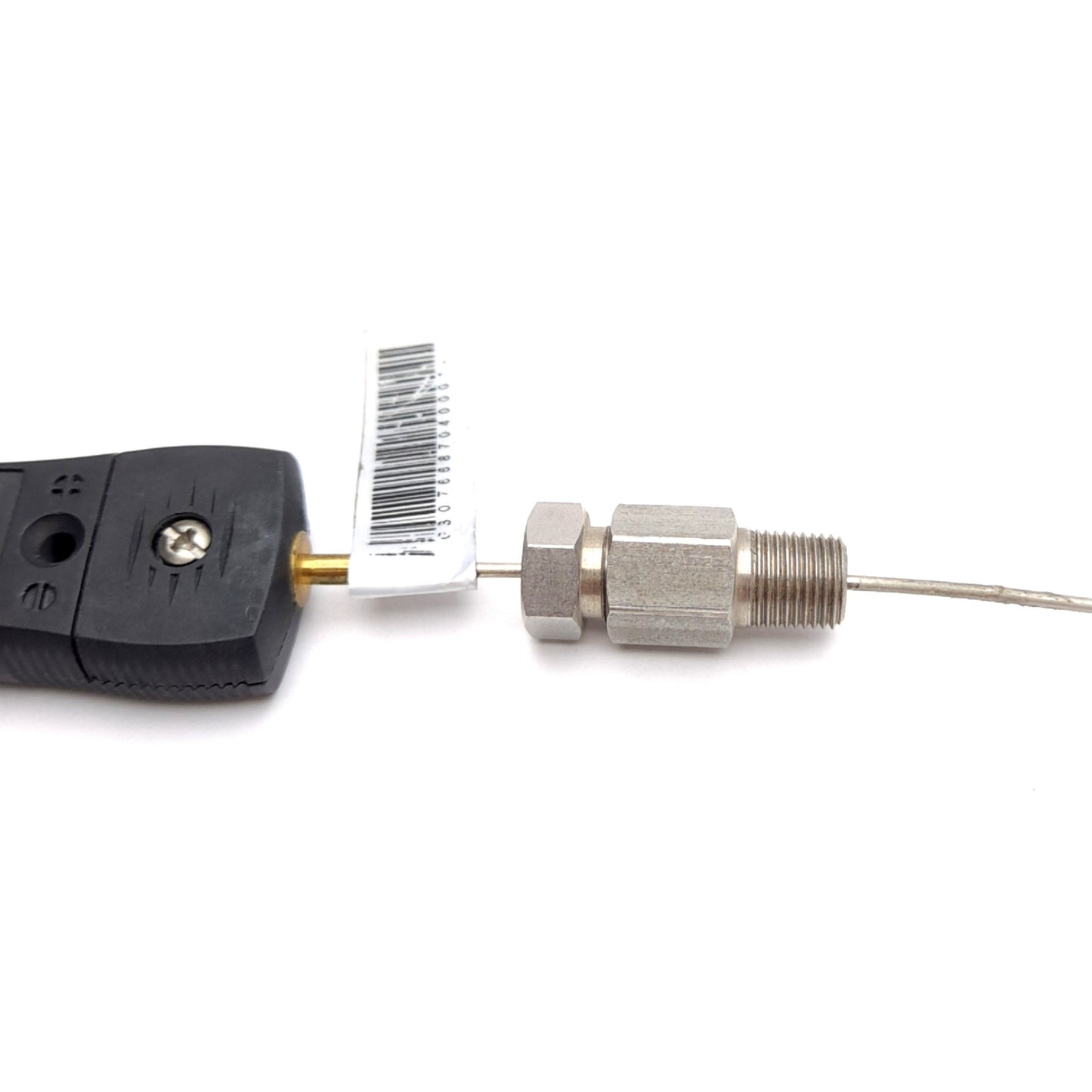 Used Watlow ACECL0F080UJ000 Type J Thermocouple, ø0.063" x 8" Probe, 1/8" NPT Fitting