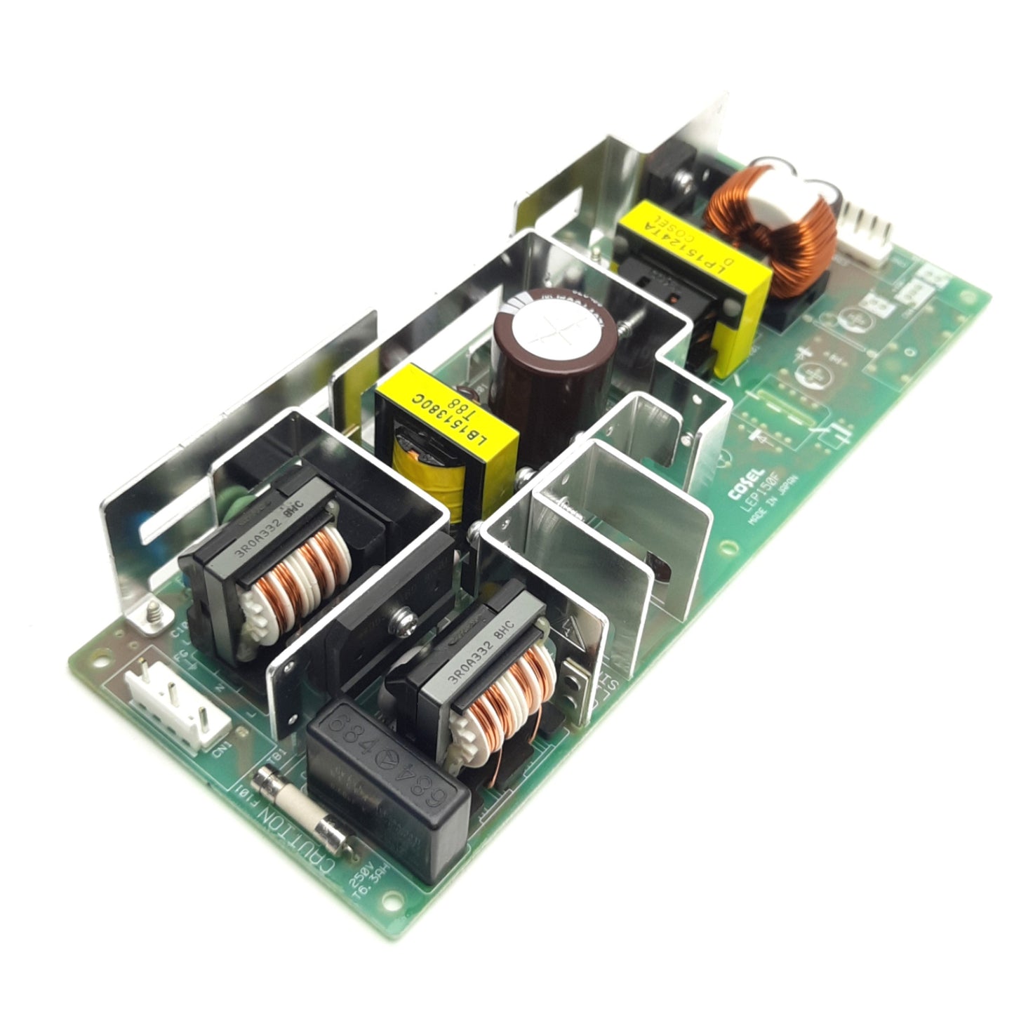 Used Cosel LEP150F-24 Open Frame Power Supply, 24VDC 150W, Universal Input 85-264VAC
