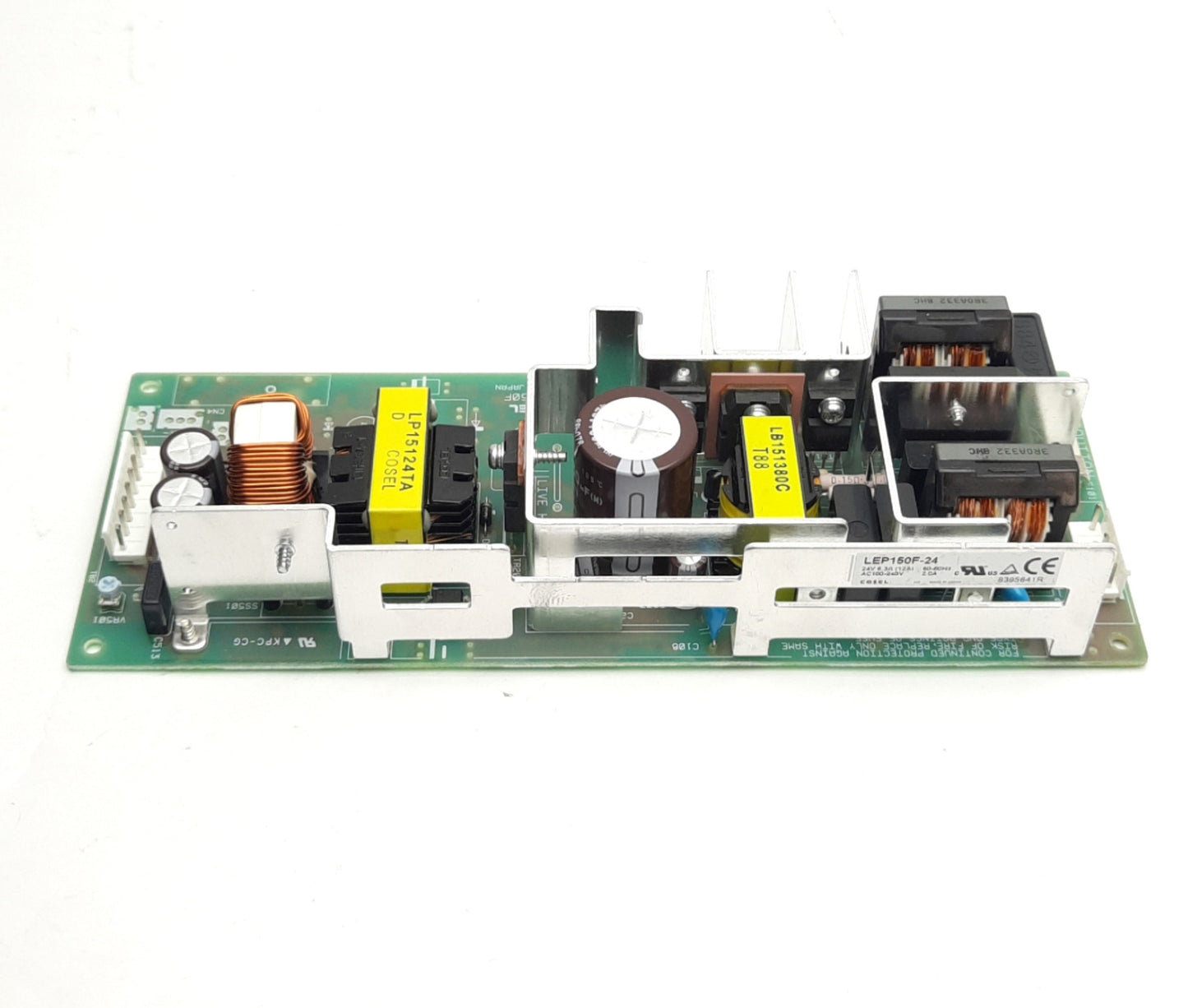 Used Cosel LEP150F-24 Open Frame Power Supply, 24VDC 150W, Universal Input 85-264VAC