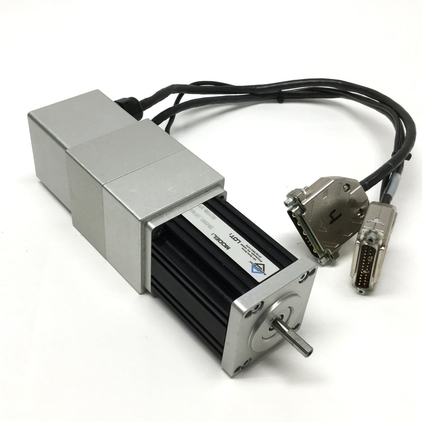 Used Aerotech BMS60-AH-D25-E1000AS-BK1 Servo Motor 2400RPM 1000ppr NEMA23 w/Brake