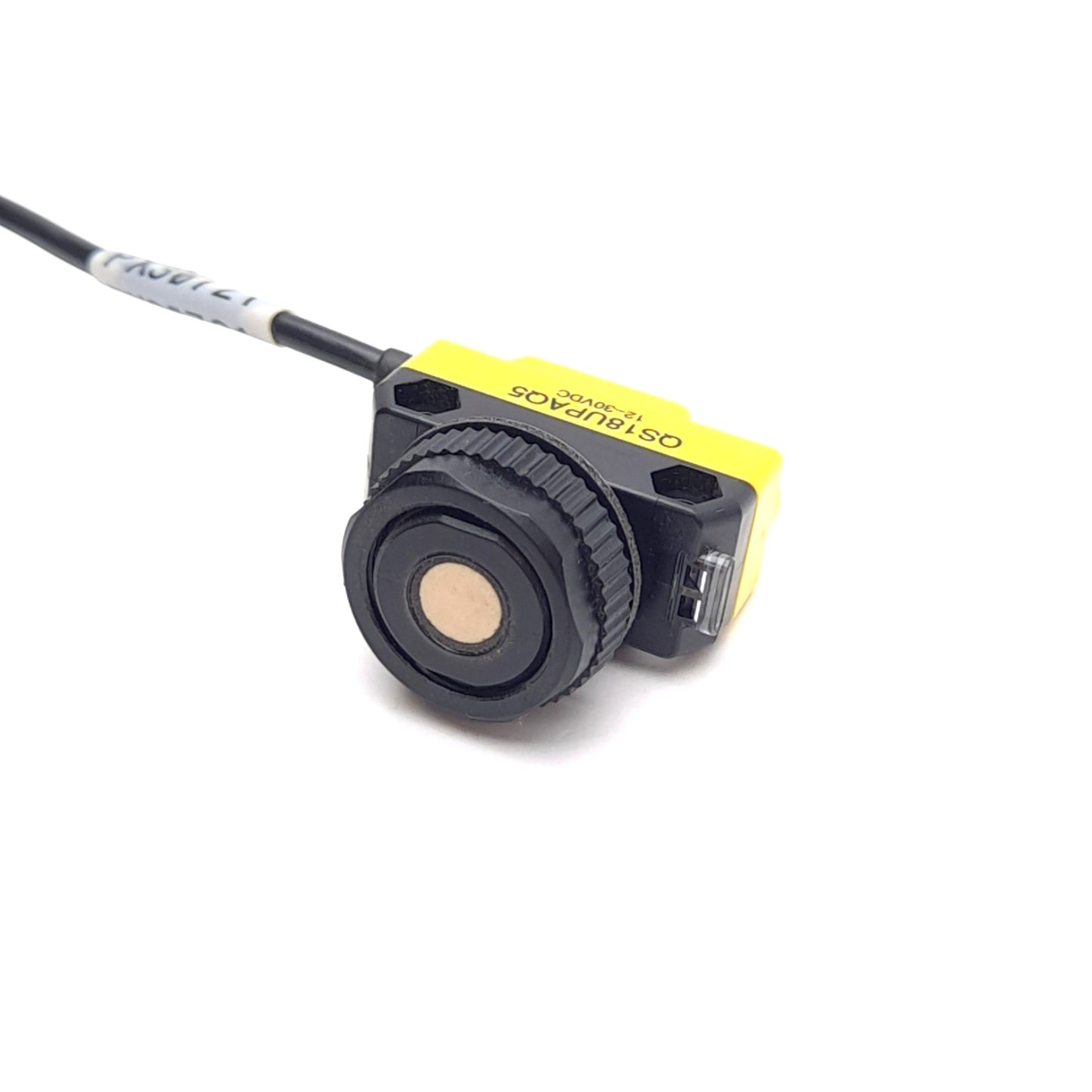 Used Banner QS18UPAQ5 Ultrasonic Sensor, 50-500mm Range, PNP, 12-30 VDC, 4-Pin M12