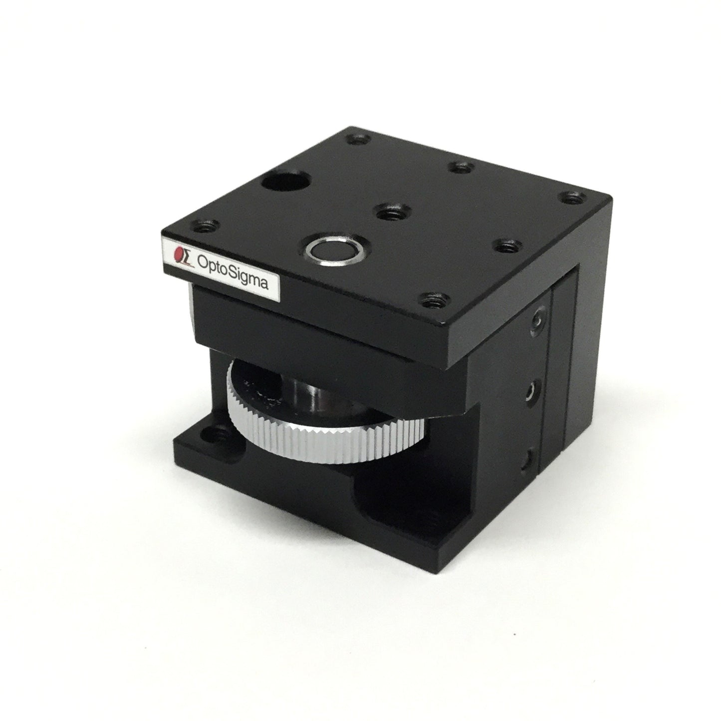 Used OptoSigma TASB-403 Linear Dovetail Stage, Z-Axis, 5mm Travel, 40mm x 40mm