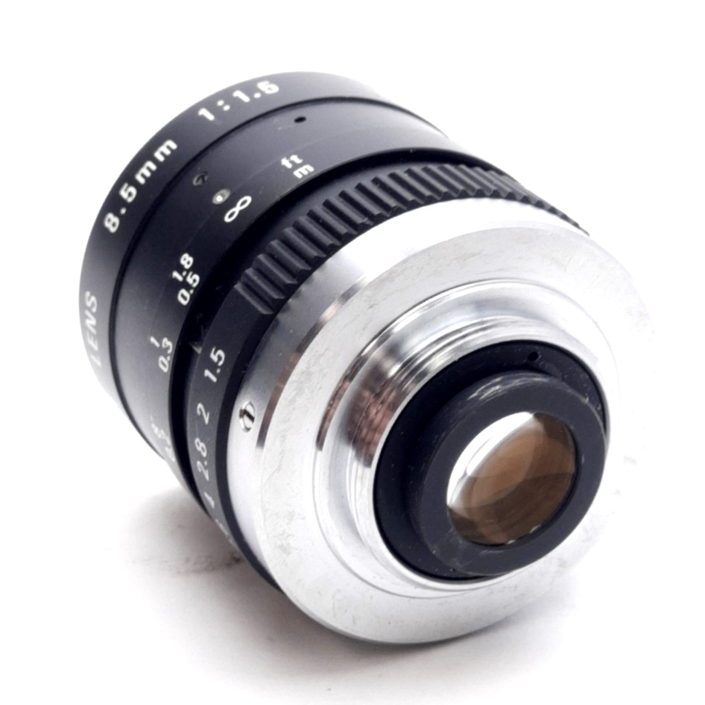 Used Cosmicar/Pentax C30811 Television Camera Lens, C-Mount, 2/3" Format, 8.5mm Focal