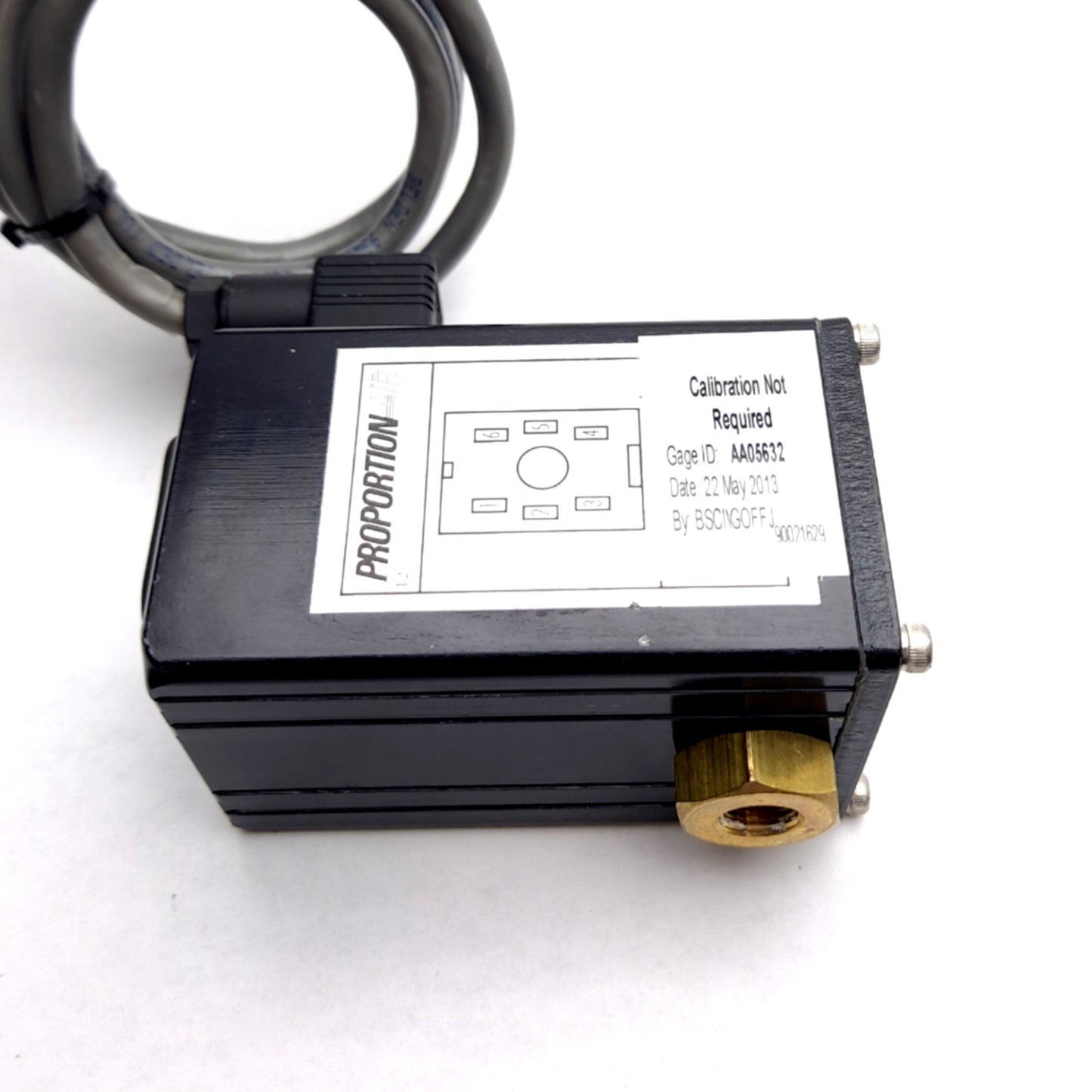 Used Proportion-Air QPV1TFEE025AX Pressure Control Valve, 1/8" NPT, 0-25Psi, 0-10VDC