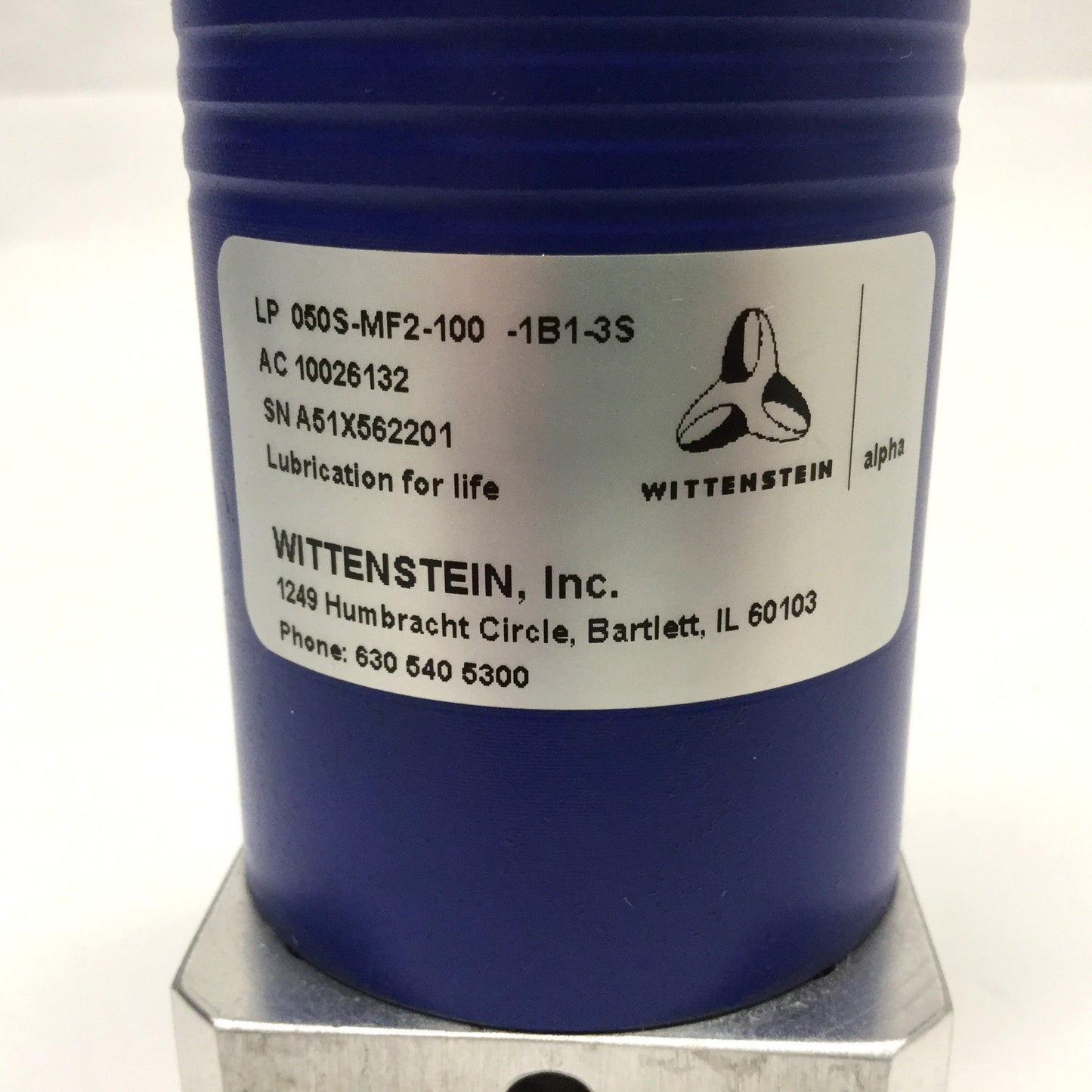 Used Wittenstein Alpha LP 050S-MF2-100-1B1-3S Planetary Gearhead 100:1 Ratio, 8000RPM