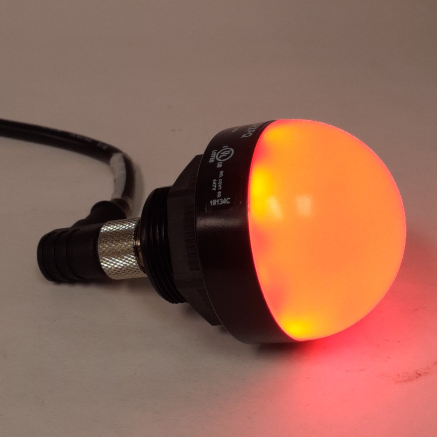 Used Banner K50LGRXPQ EZ-LIGHT 2-Color General Purpose Indicator, PNP, 18-30VDC, M12