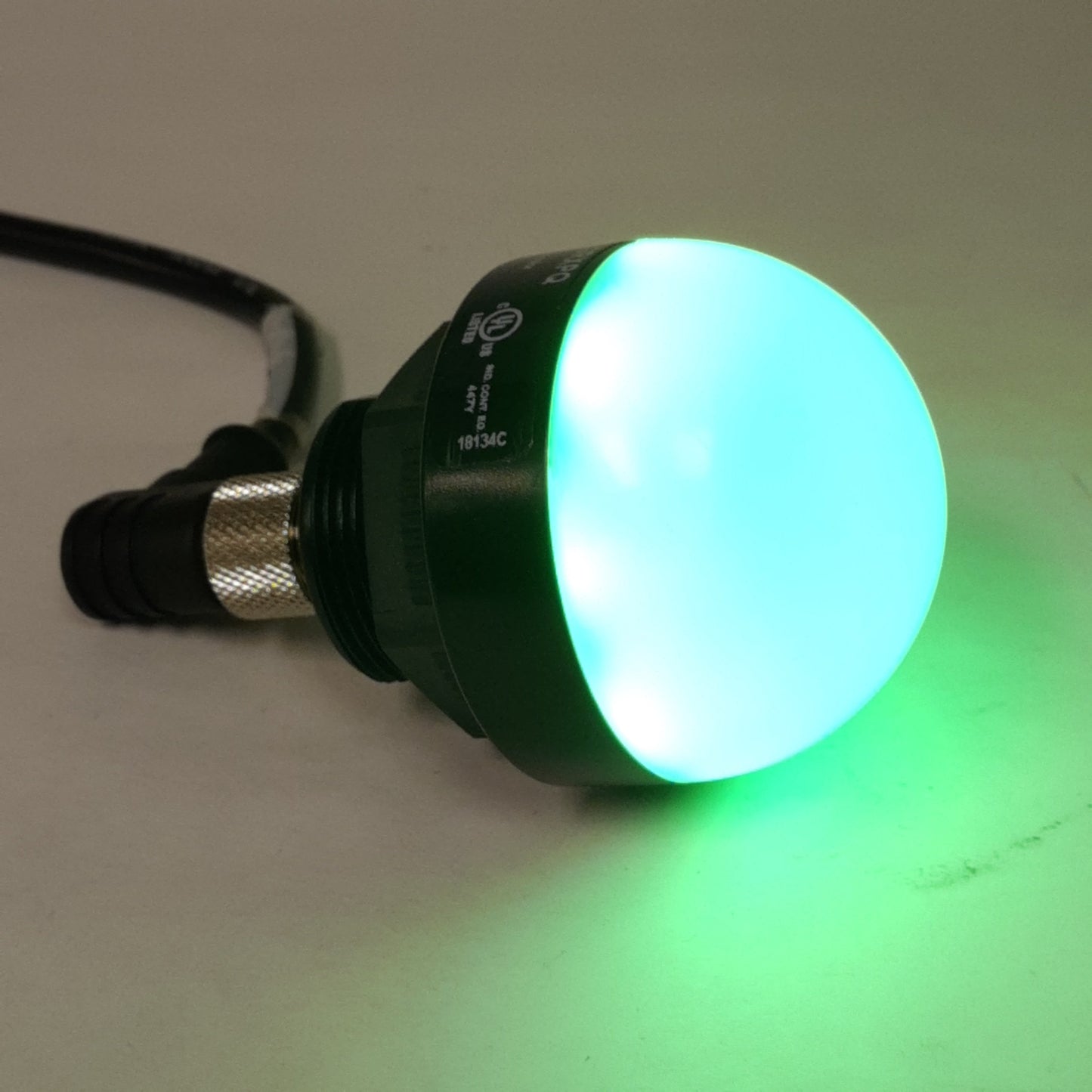 Used Banner K50LGRXPQ EZ-LIGHT 2-Color General Purpose Indicator, PNP, 18-30VDC, M12