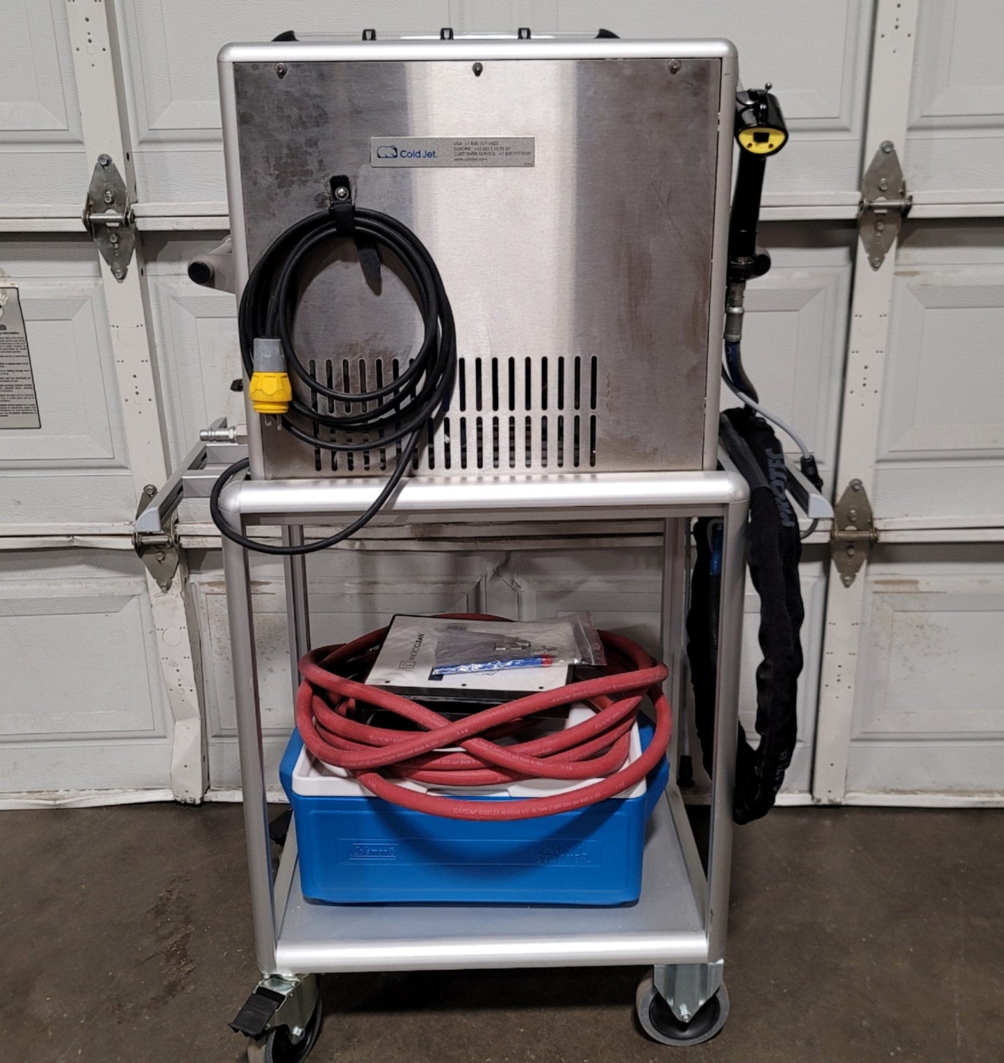 Used Cold Jet 2A0169-G1-E i³ MicroClean Precision Dry Ice Blaster 0-1.2lbs/min 140psi