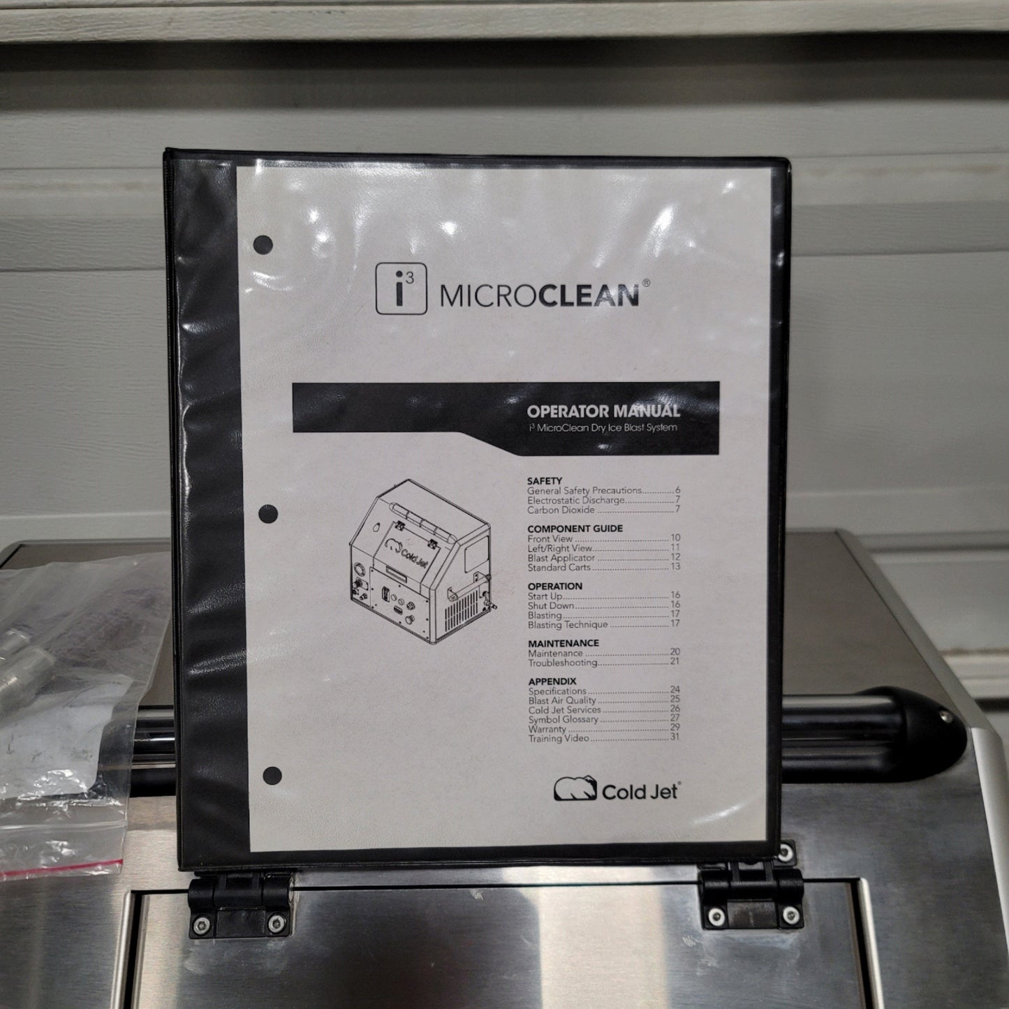 Used Cold Jet 2A0169-G1-E i³ MicroClean Precision Dry Ice Blaster 0-1.2lbs/min 140psi