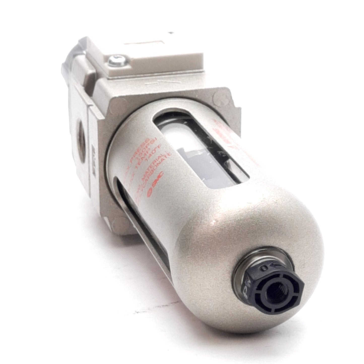 Used SMC AW20-N02C-CZ Pneumatic Filter Regulator, 5µm Filtration, 7-125PSI, 1/4in NPT