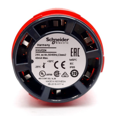 Used Schneider Electric XVUC24 Modular LED Tower Light, Red, ø60mm, 24VAC/DC