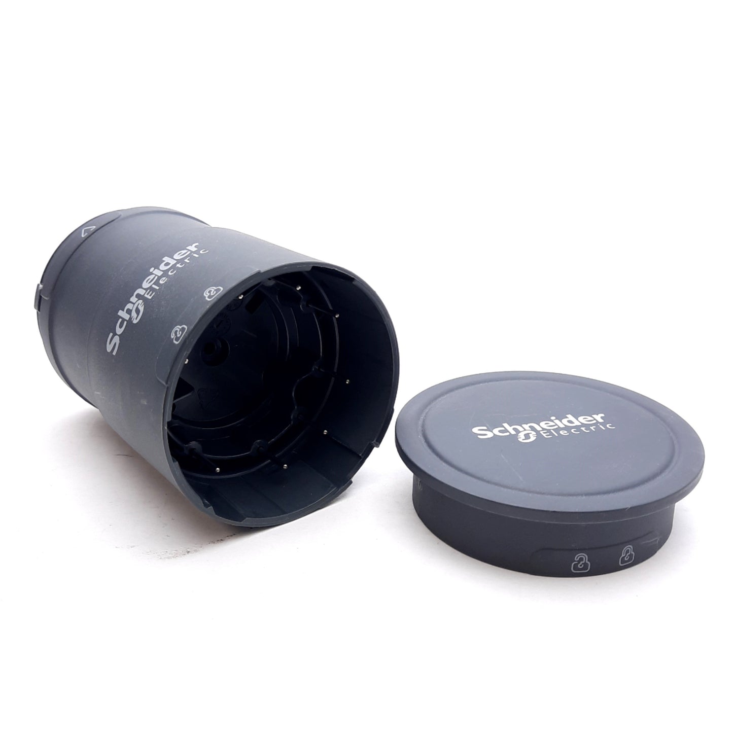 Used Schneider Electric XVUC21C Modular Tower Light Base & Top Cover, ø60mm, 24VAC/DC