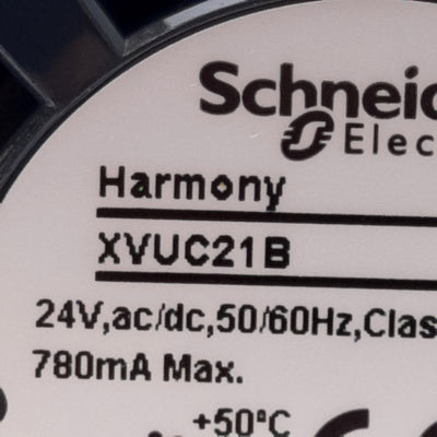 Used Schneider Electric XVUC21C Modular Tower Light Base & Top Cover, ø60mm, 24VAC/DC