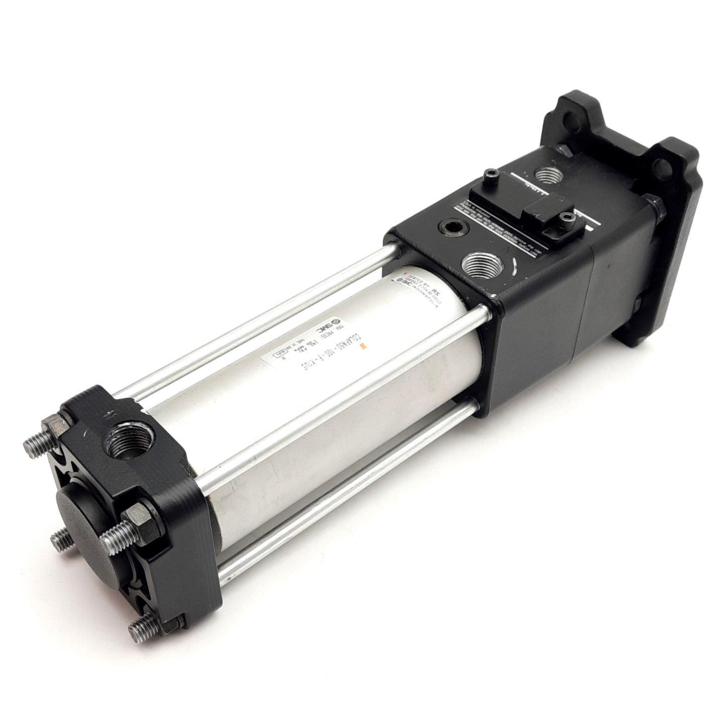 Used SMC CDLAFN50-100-E-X1US Fine Lock Pneumatic Cylinder, ø50mm Bore, 100mm Stroke