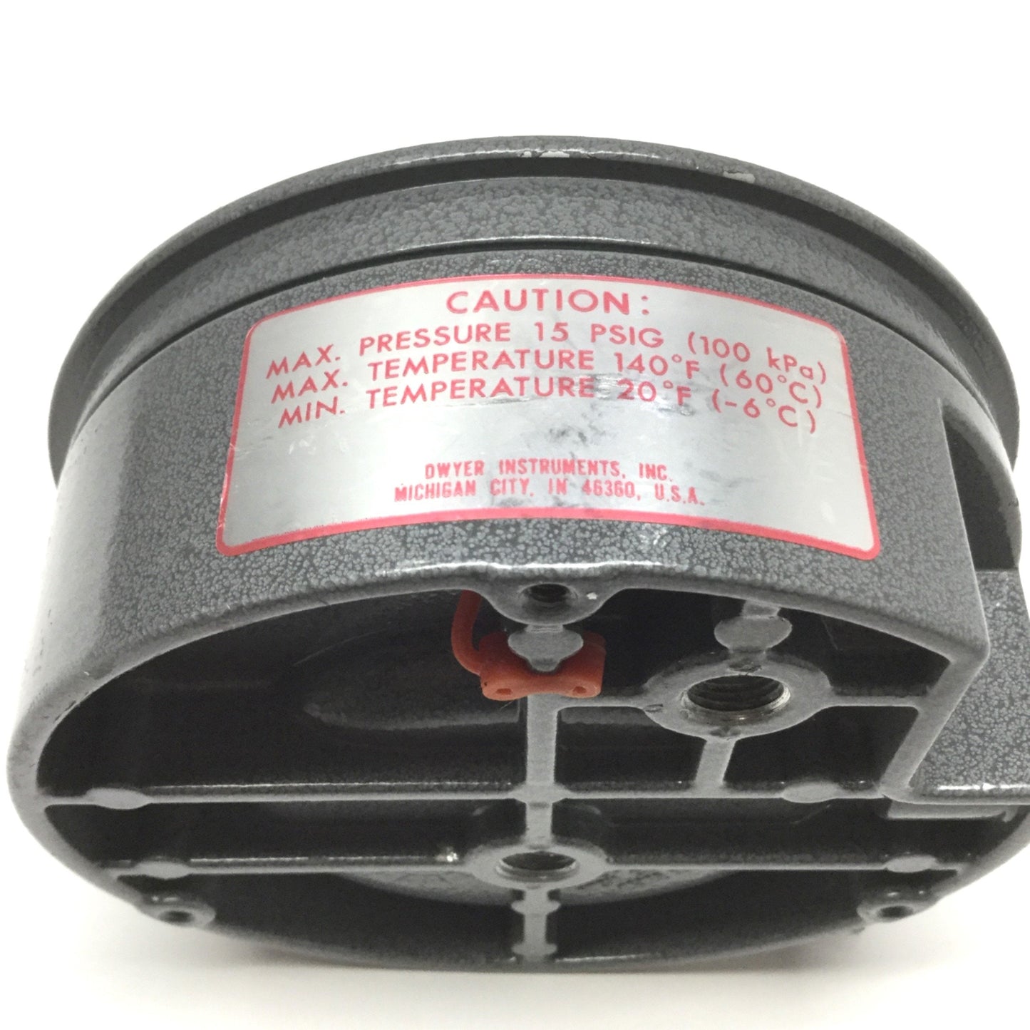 Used Dwyer 2002 Magnehelic Differential Pressure Gauge, 0-2" Inches of Water, 1/8"NPT
