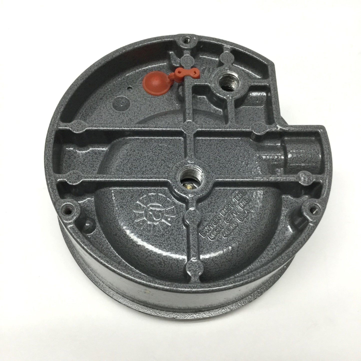 Used Dwyer 2002 Magnehelic Differential Pressure Gauge, 0-2" Inches of Water, 1/8"NPT