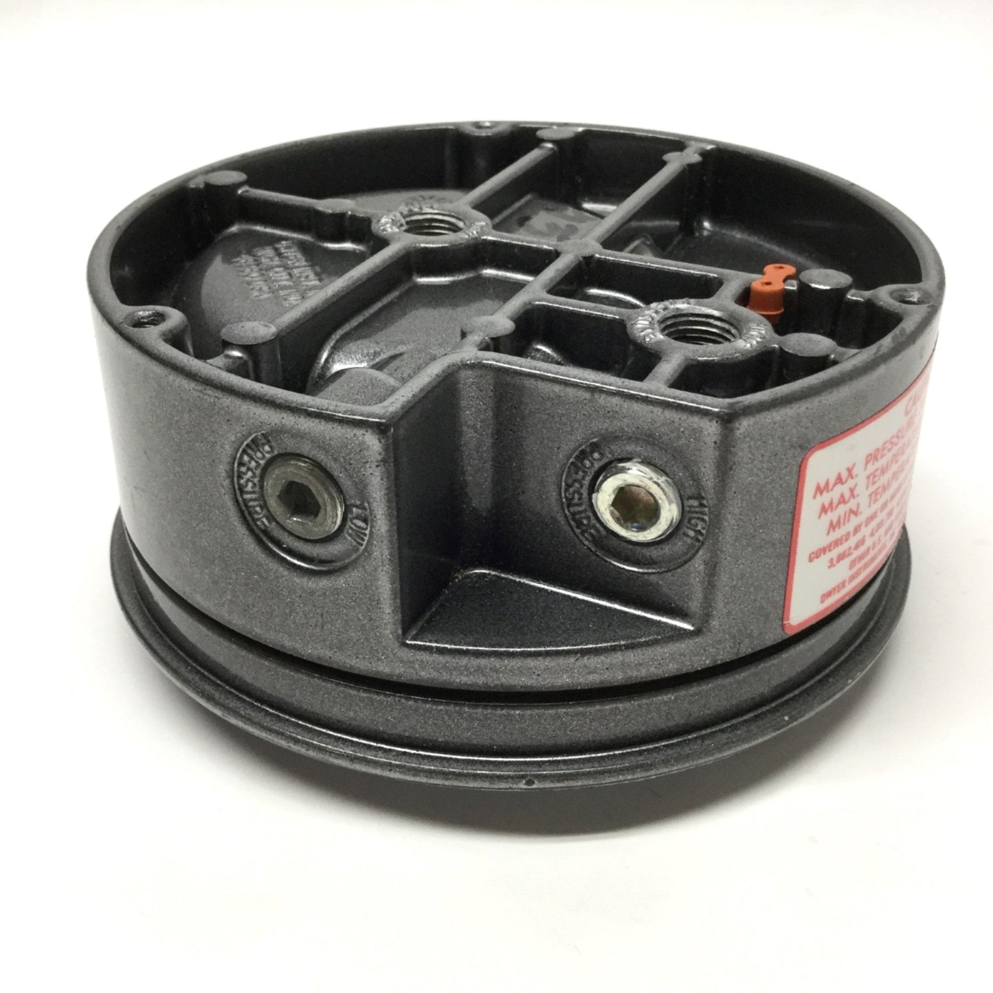 Used Dwyer 2010C Magnehelic Differential Pressure Gauge, 0-10" of Water, 15psi, ⅛"NPT