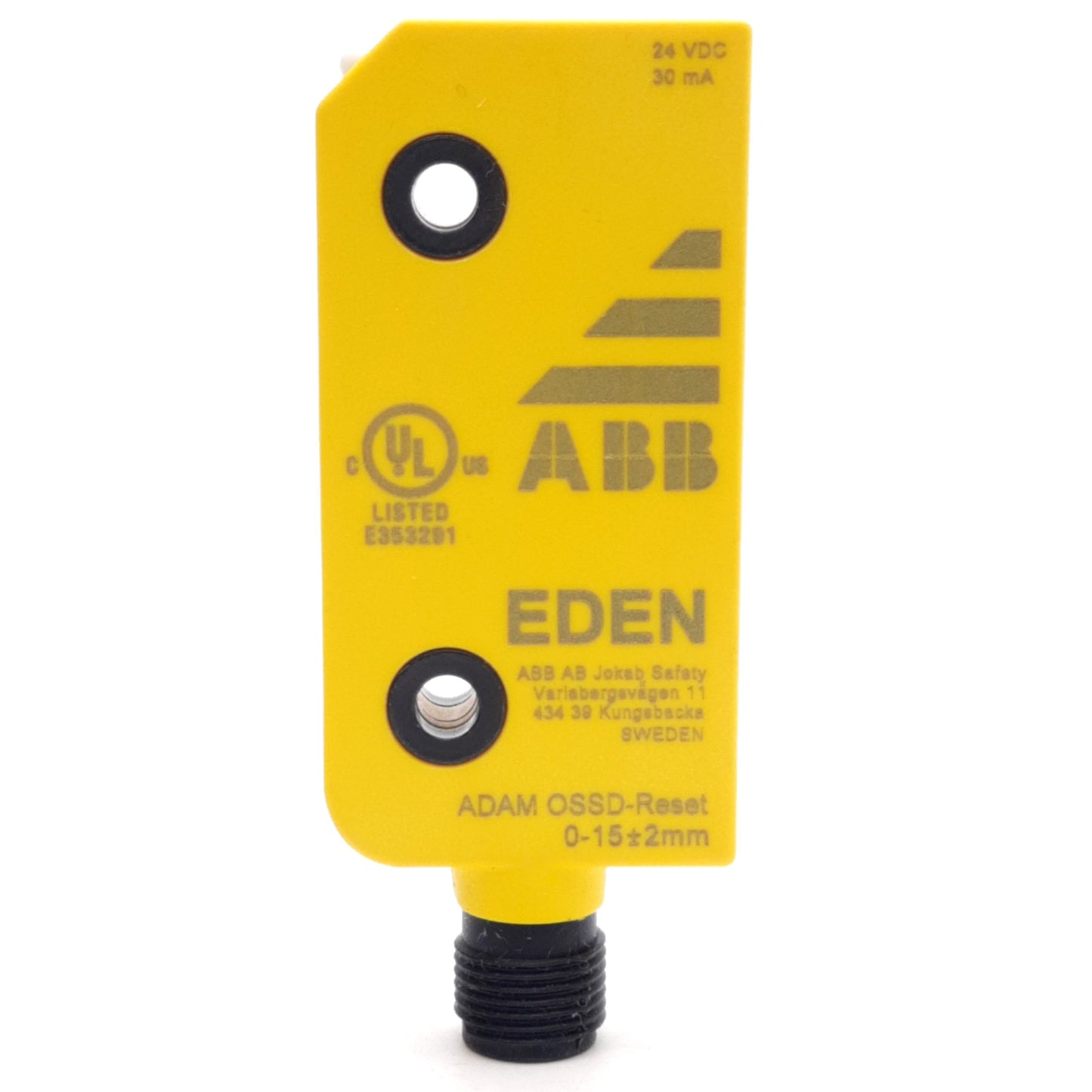New ABB 2TLA020051R5600 Adam OSSD-Reset Proximity Sensor, 15±2mm, 24VDC, M12 5-Pin
