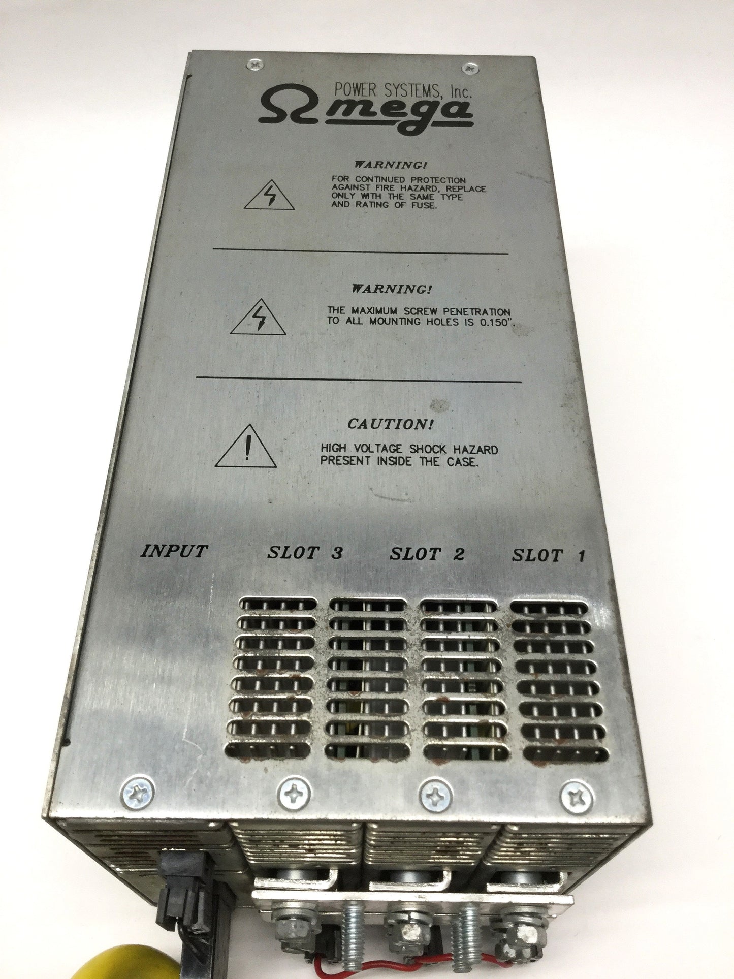Used Magnetek MG3-1G-1G-1G Modular Power Supply 100-240VAC In, 3x 28VDC 25A Out 1200W