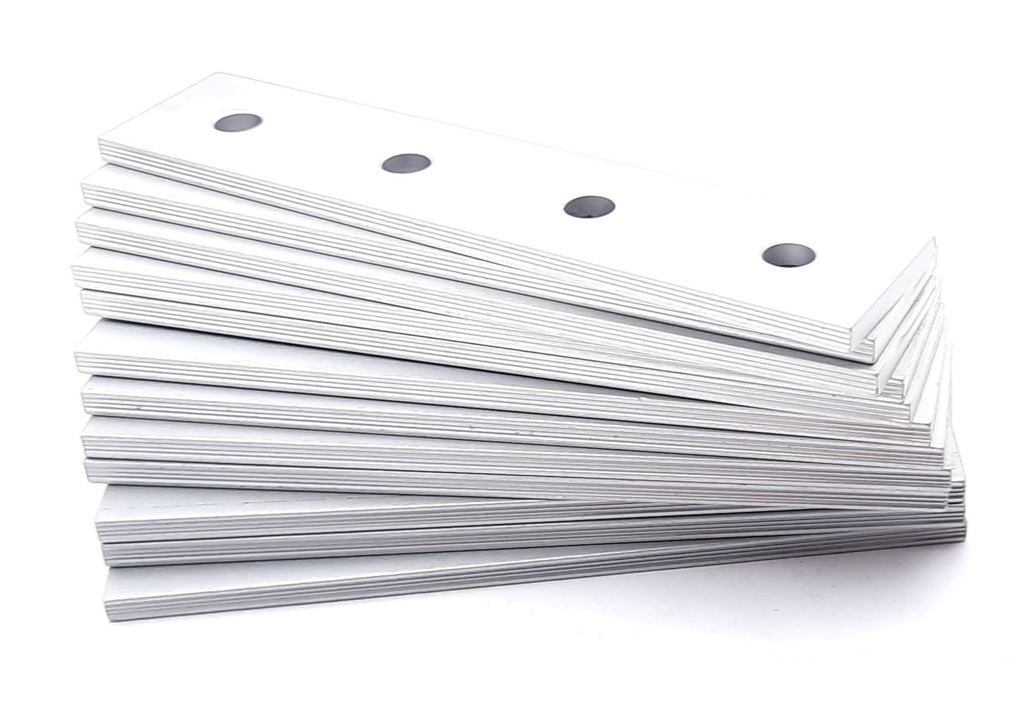 New Lot of 12 80/20 30-4305 Straight Flat Plate 30 Series 4 Hole 120mm x 27mm x 4mm
