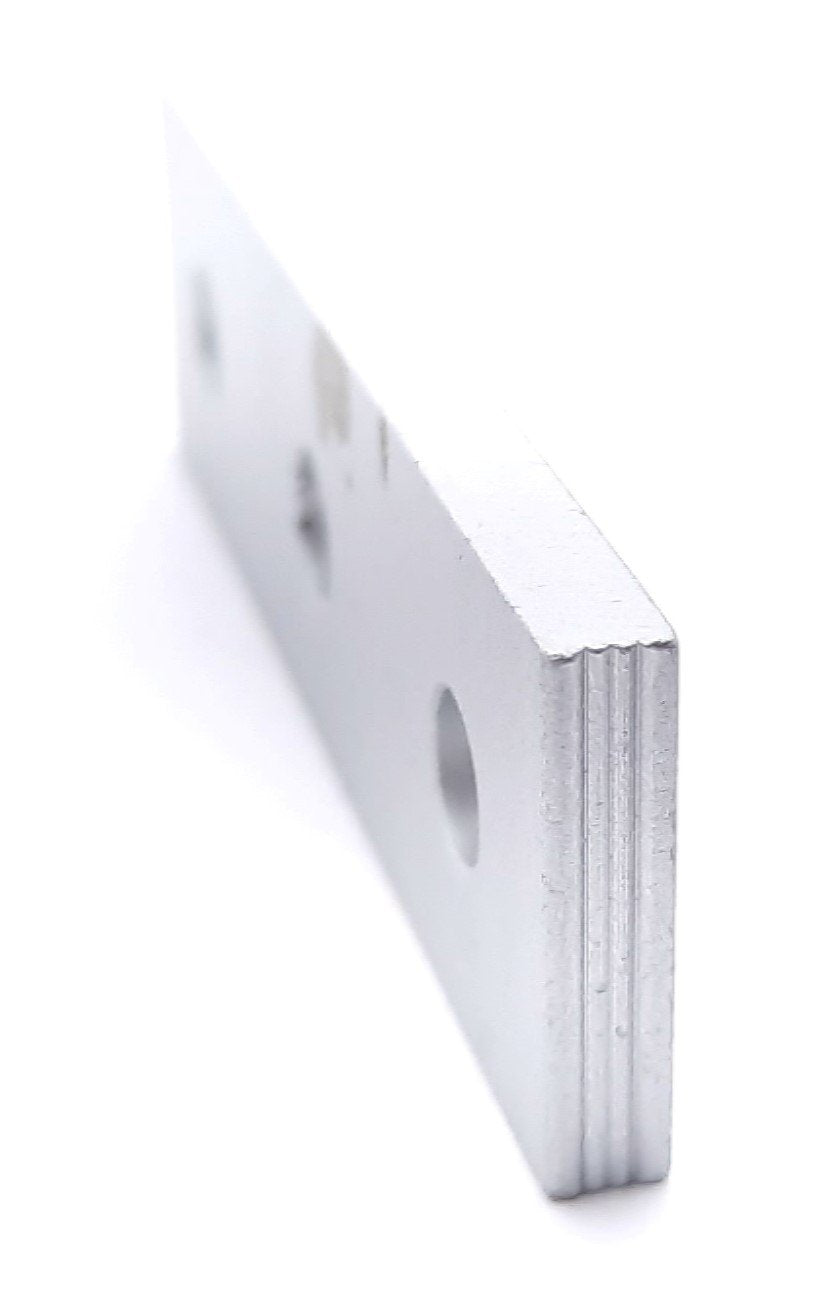 Used Lot of 10 80/20 20-4118 Straight Flat Plate 20 Series 3 Hole 60mm x 18mm x 4mm
