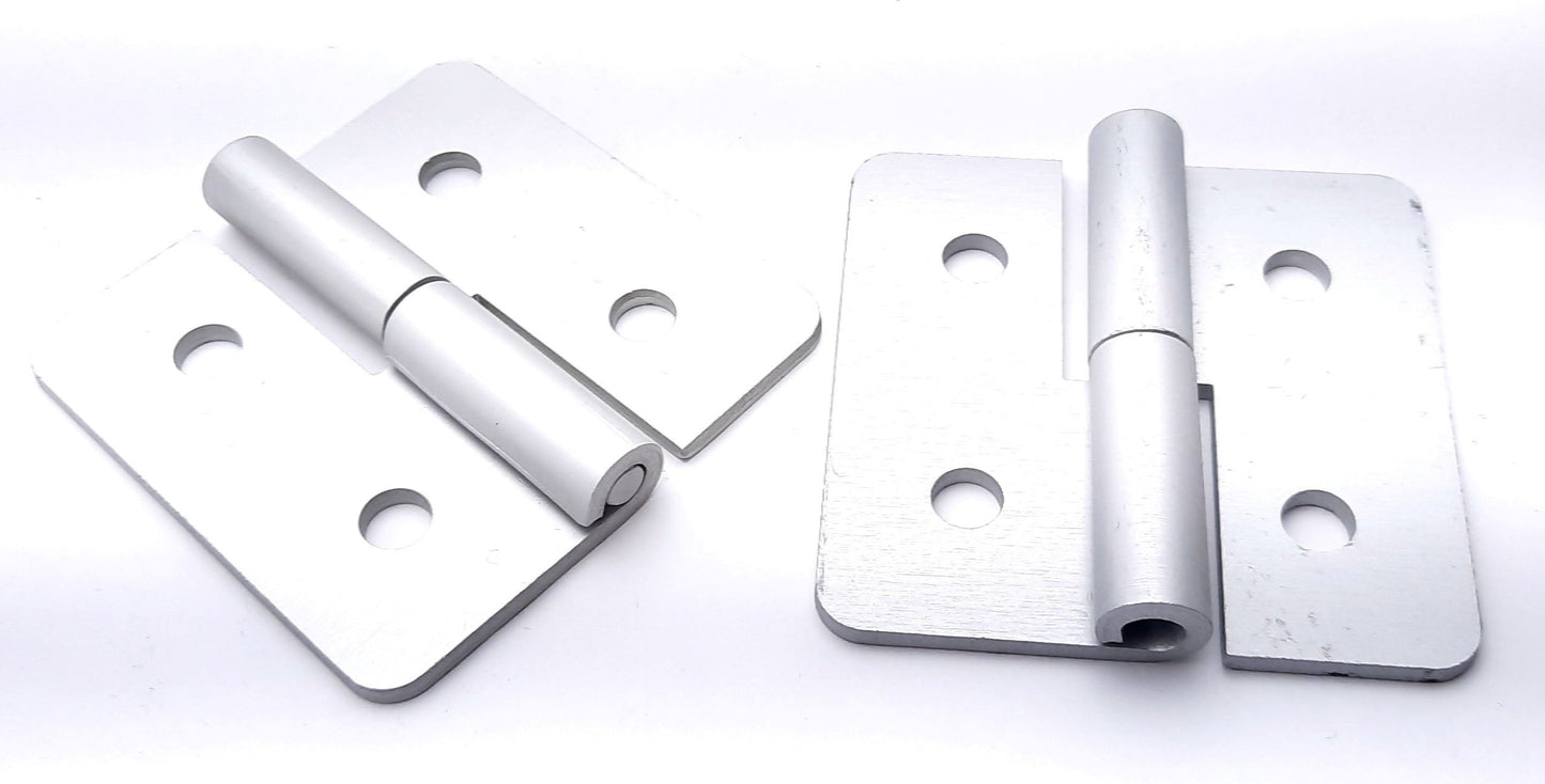 New Lot of 2 80/20 2832 Economy Lift-Off Hinge Left Hand with Short Pin 15 Series