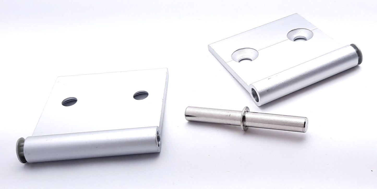 New Lot of 2 80/20 2328 Concealed Hinge 45 Series 4 Hole