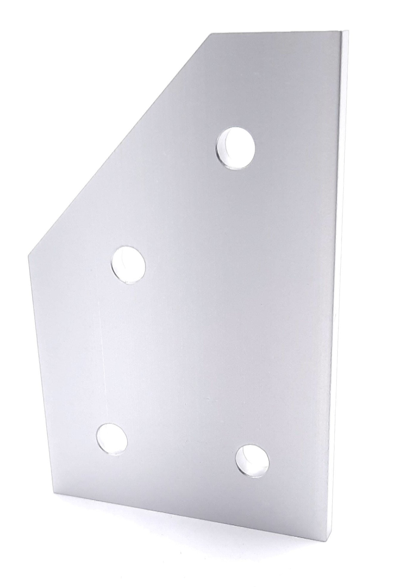 New Lot of 5 80/20 4346 45 Degree Angled Flat Plate 15 Series 4 Hole 4.5 x 3"