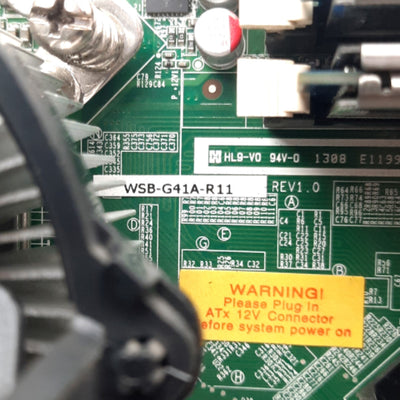 Used IEI WSB-G41A-R11 Single Board Computer Intel Core 2 Quad 2.66GHz 8GB PICMG 1.0