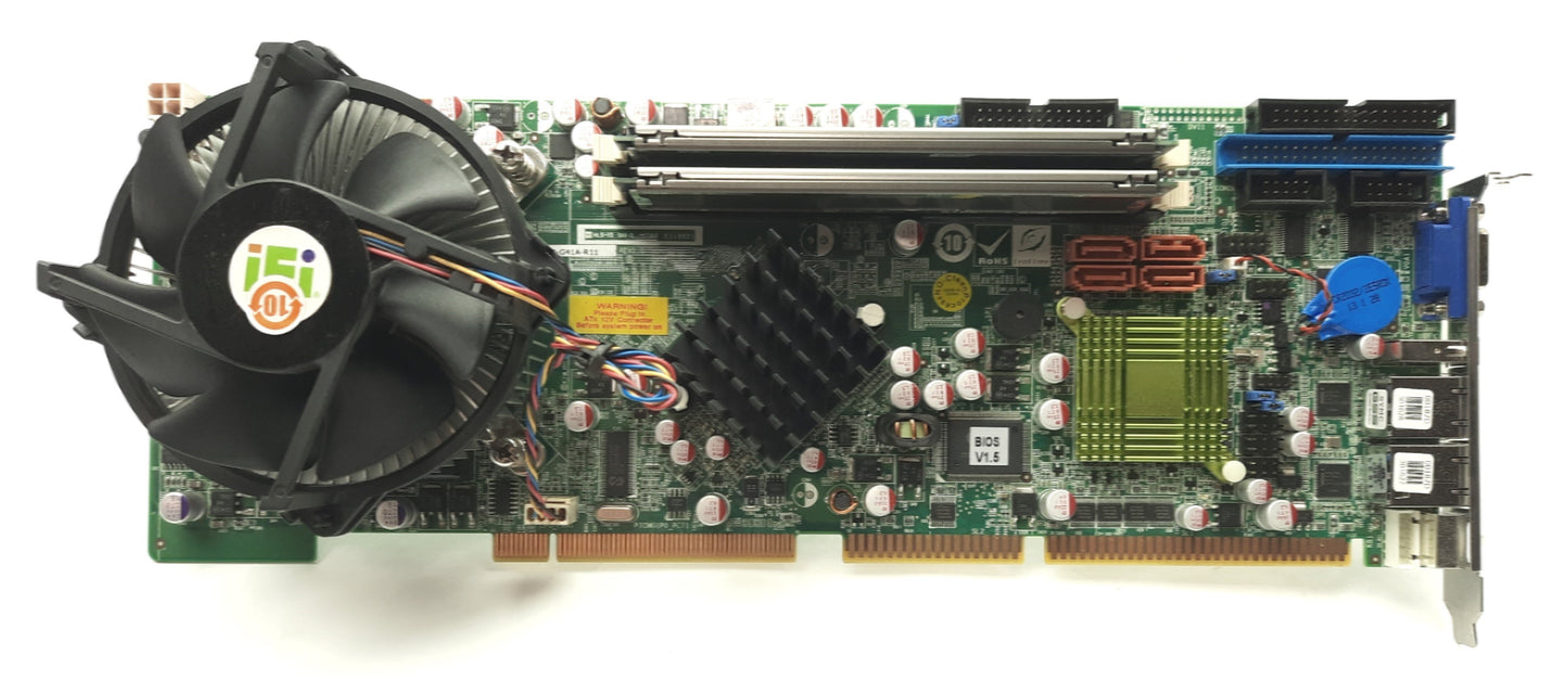 Used IEI WSB-G41A-R11 Single Board Computer Intel Core 2 Quad 2.66GHz 8GB PICMG 1.0