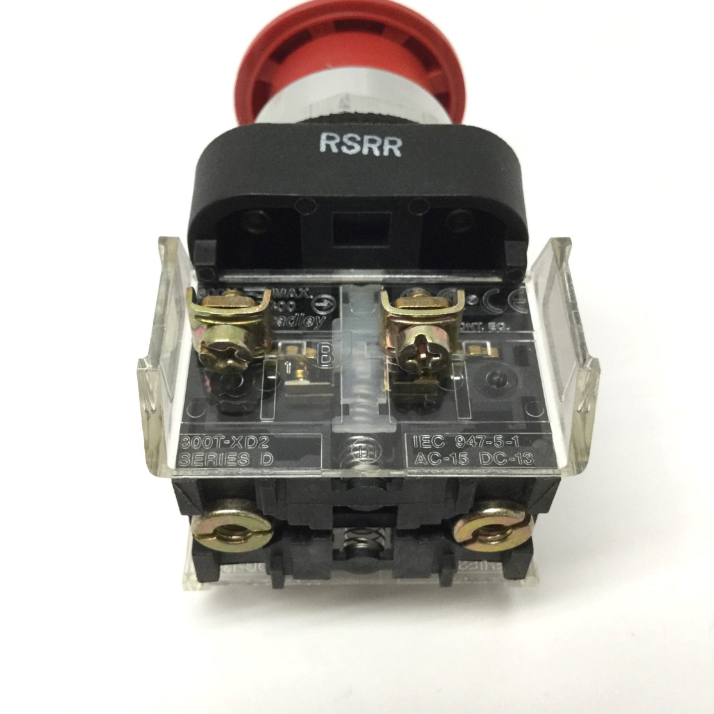 Used Allen Bradley 800T-FX6D2 Emergency E-Stop Pushbutton Switch Push-Pull, 2NC