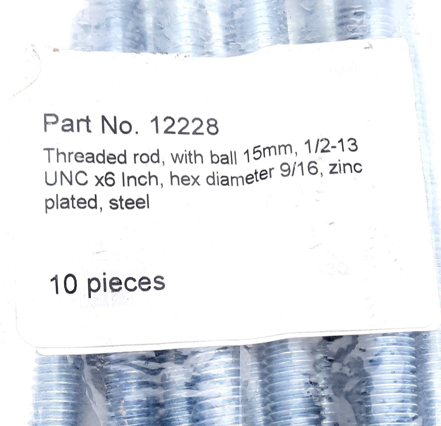 New Lot of 10 80/20 12228 Swivel Foot Threaded Stem 1/2-13 x 6.000"