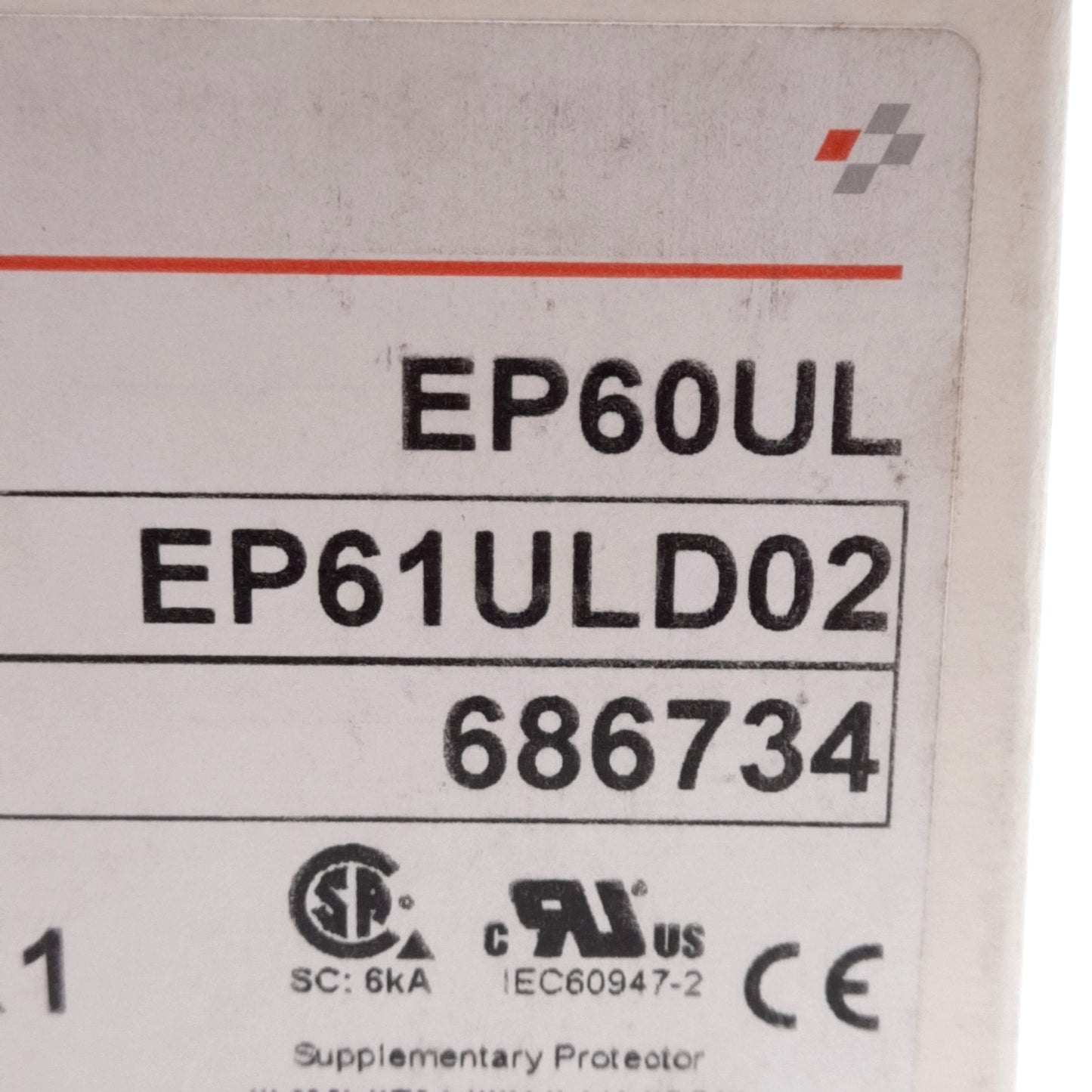 New General Electric EP61ULD02 Circuit Breaker, 1-Pole, 277VAC 2A, D Curve, DIN Rail