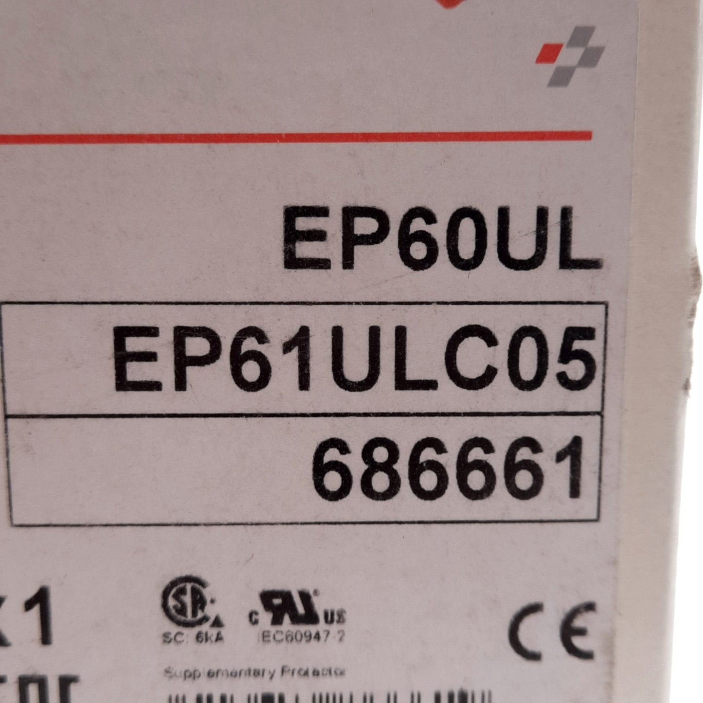 New General Electric EP61ULC05 Circuit Breaker, 1-Pole, 277VAC 5A, C Curve, DIN Rail