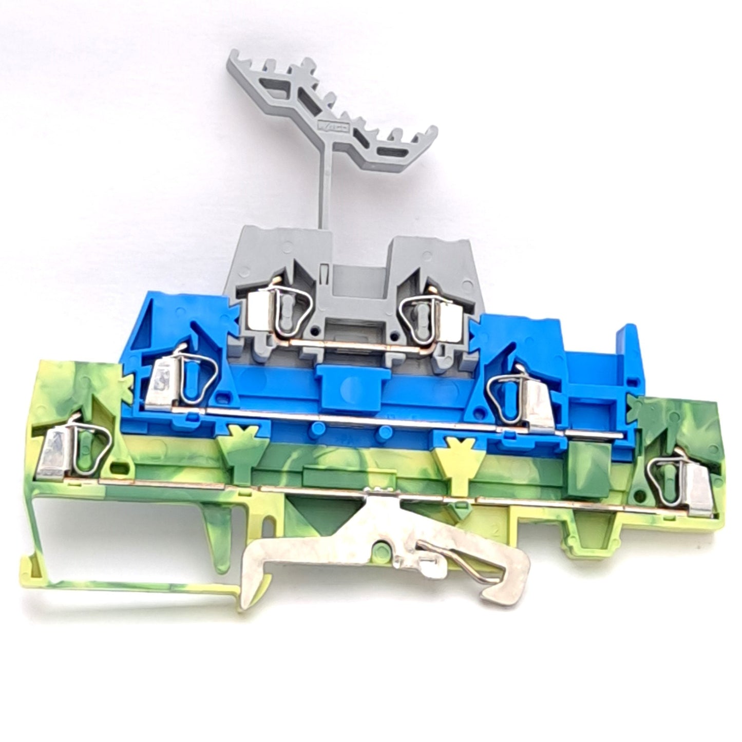 New – Open box Lot of 3 Wago 280-547 Terminal Block, 500V 20A, Cage Clamp, 3-Level, 3-Potential