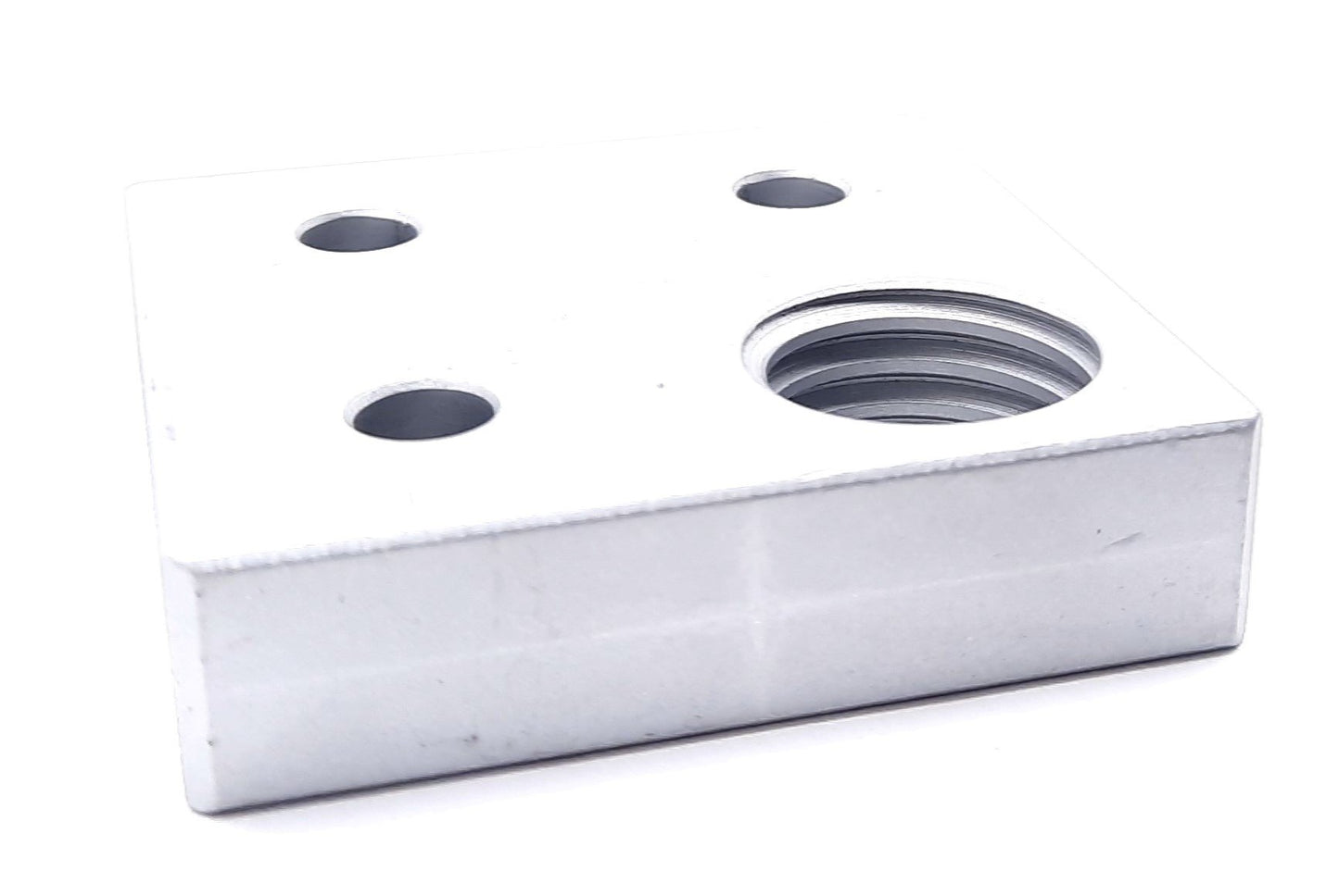 New Lot of 2 80/20 2364 Offset Tap Base Plate 2" x 2" w/3/4-10 Corner Tap 10 Series