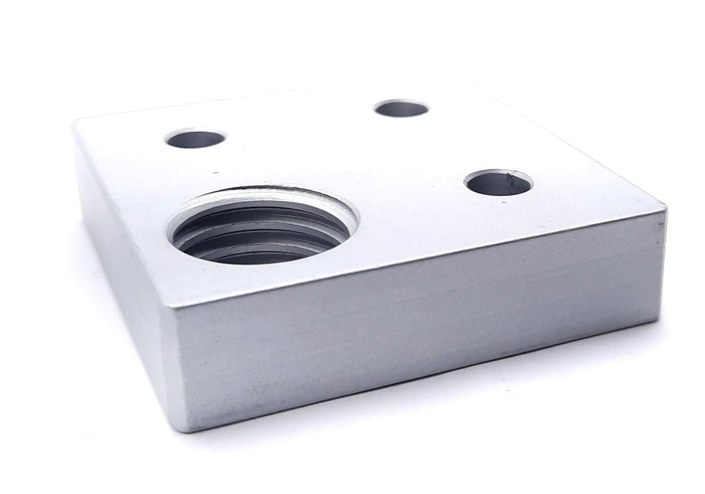 New Lot of 2 80/20 2364 Offset Tap Base Plate 2" x 2" w/3/4-10 Corner Tap 10 Series