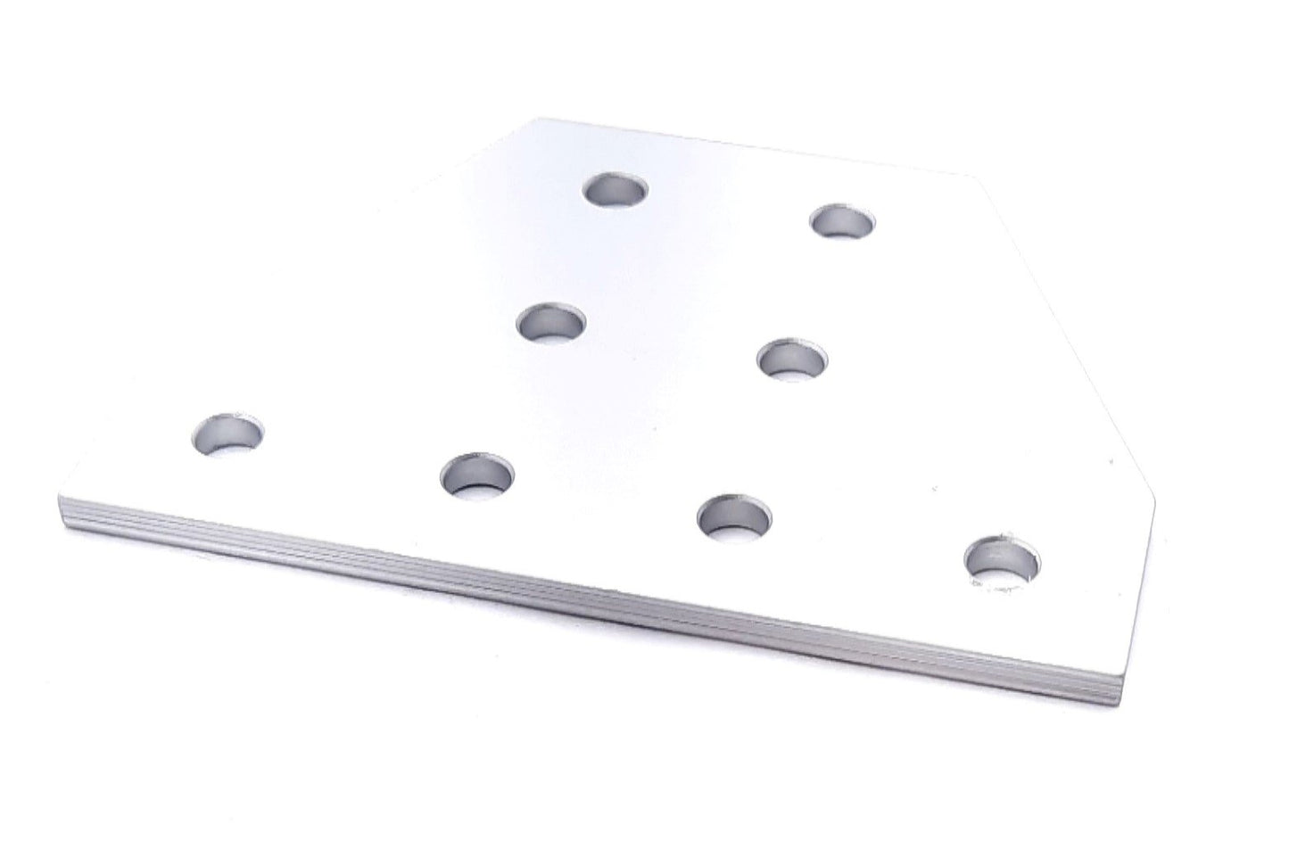New Lot of 5 80/20 25-4155 Aluminum Tee Flat Plate Anodize 25 Series 8 Hole