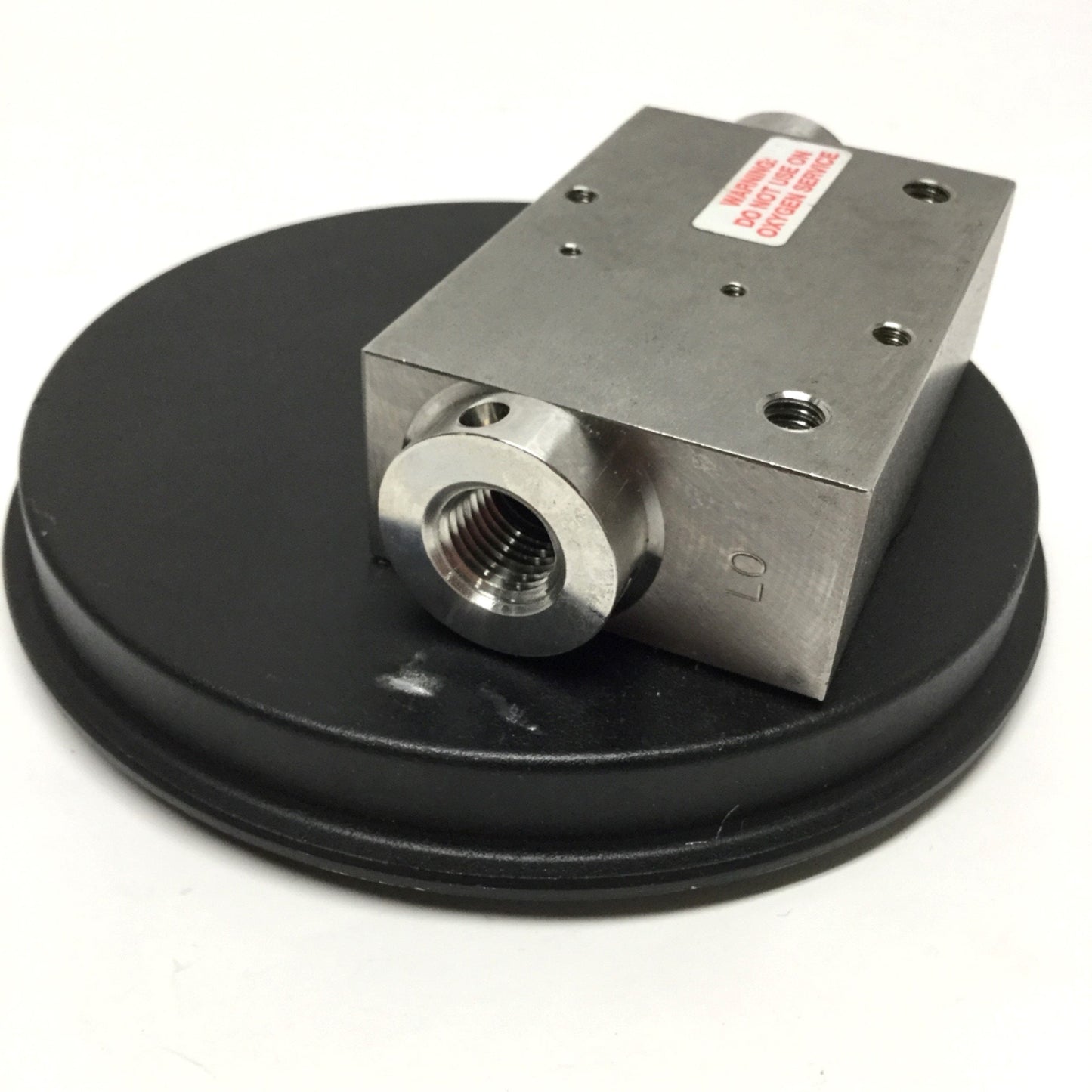 Used Orange Research 2221FG-1C-4.5B Water Flow Meter Gauge 0-5GPM, 3000psi, Stainless